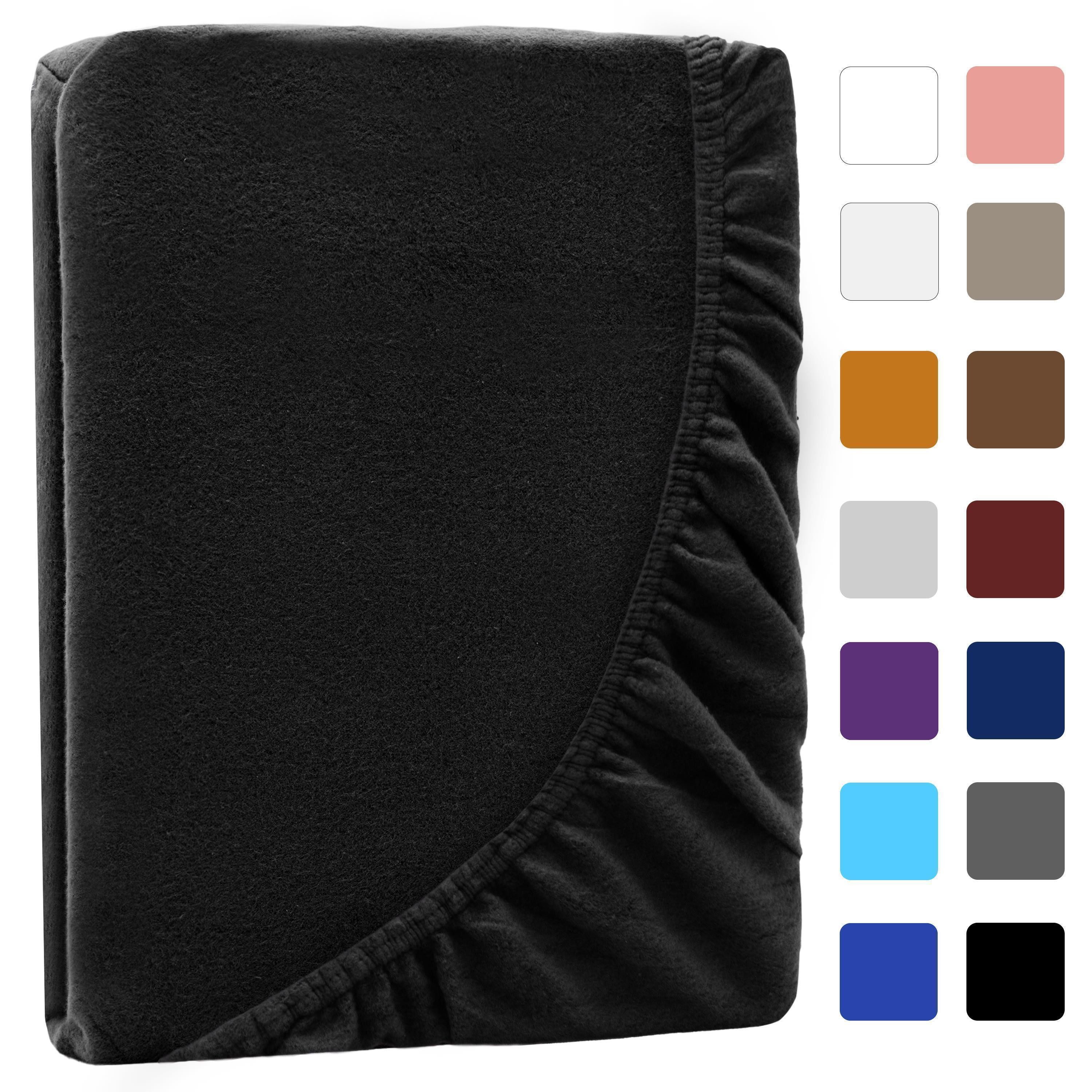 NatureMark Spannbettlaken Winter Thermo Fleece Spannbettlaken, 80% Baumwoll günstig online kaufen