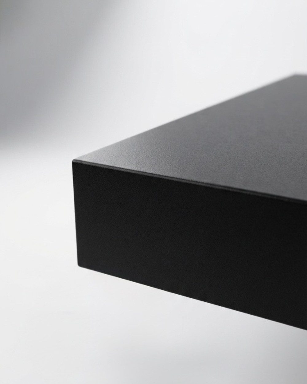 Endo-Moebel Esstisch Como Esstisch 130–210cm ausziehbar für 8 Personen, Tischbeine schwarz, Ausziehbar 130-210 cm (2x40 cm); Platte 36mm; 4 Beine; schwarz matt
