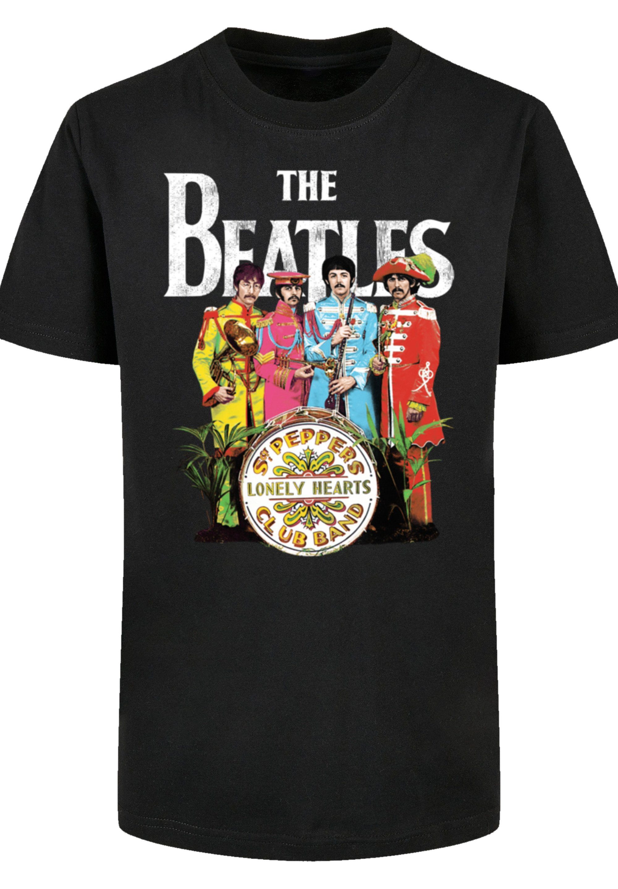 F4NT4STIC T-Shirt The Beatles Sgt Pepper Print, Regular Fit und mit  gerippten Rundhalsausschnitt