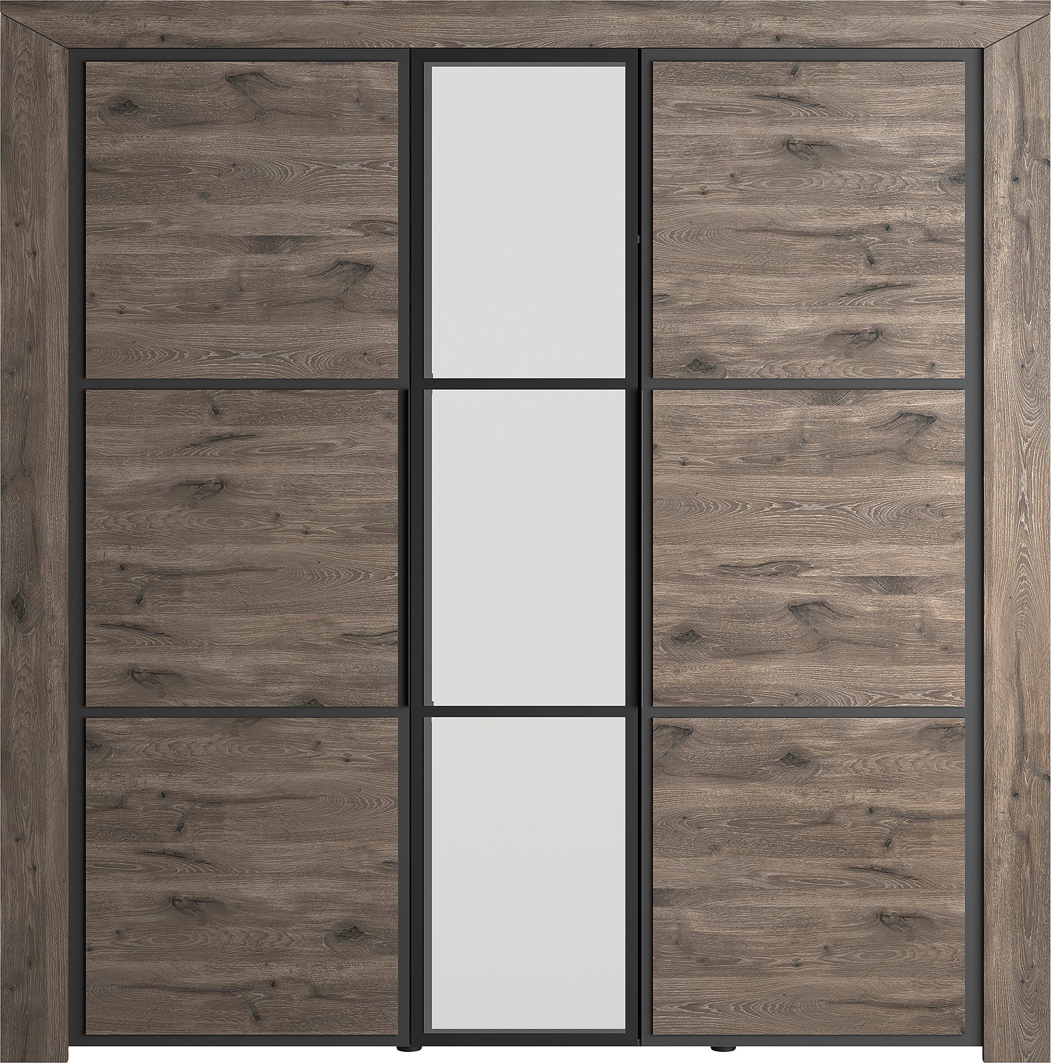 Gami Kleiderschrank Kleiderschrank 3 Türen, Kinderkleiderschrank In 2 Farben erhältlich