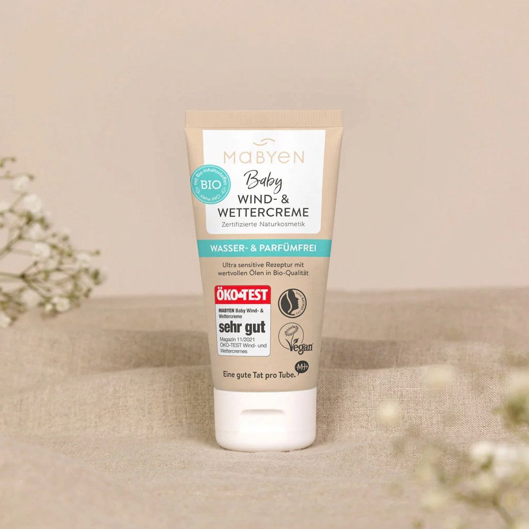 MABYEN Feuchtigkeitscreme MABYEN Baby Wind- und Wettercreme 50ml, 1-tlg.