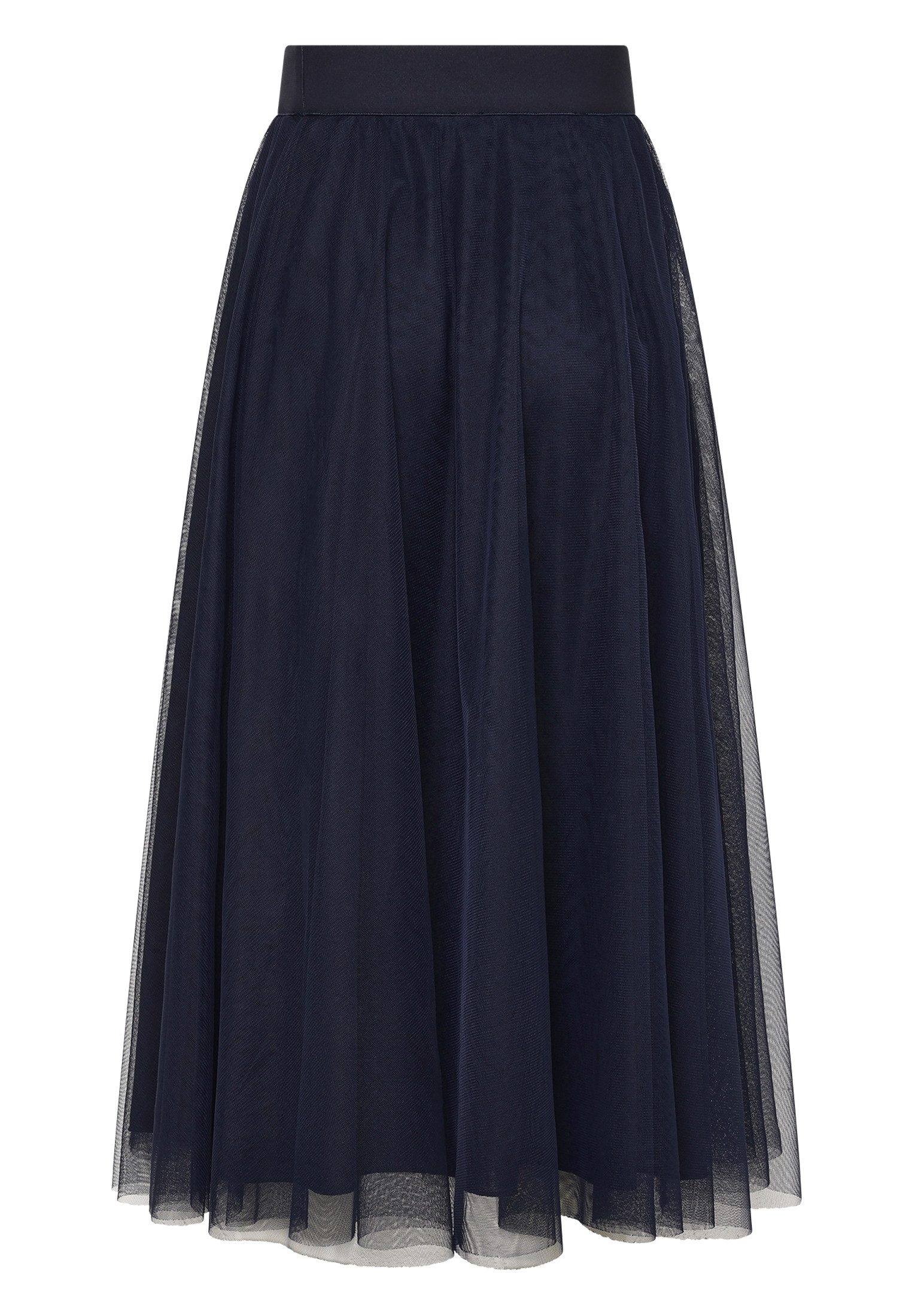 Zero Midirock Damen mit elastischem Bund Material.