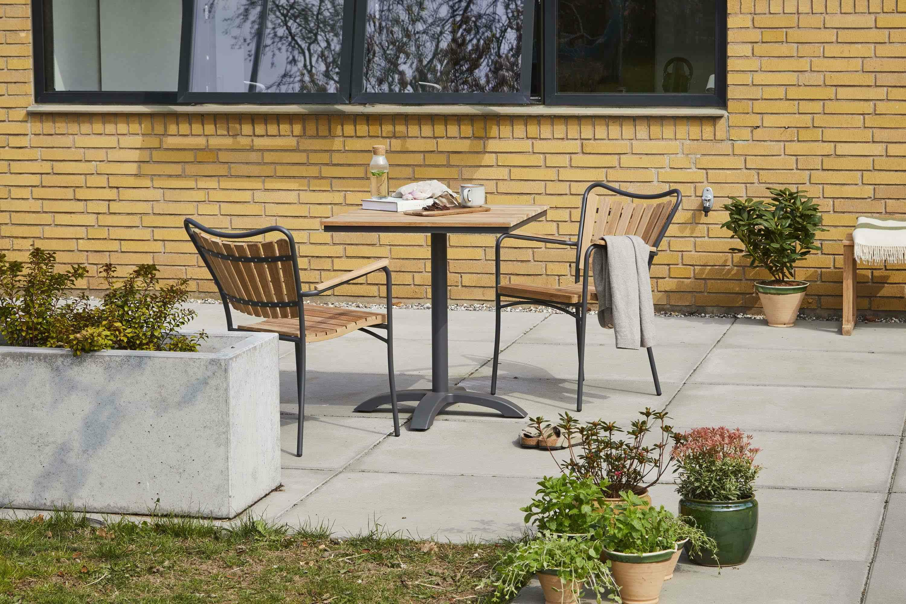 Cinas Gartentisch Mood, Teak, Skandinavisch, wetterbeständig, langlebig, zeitlos
