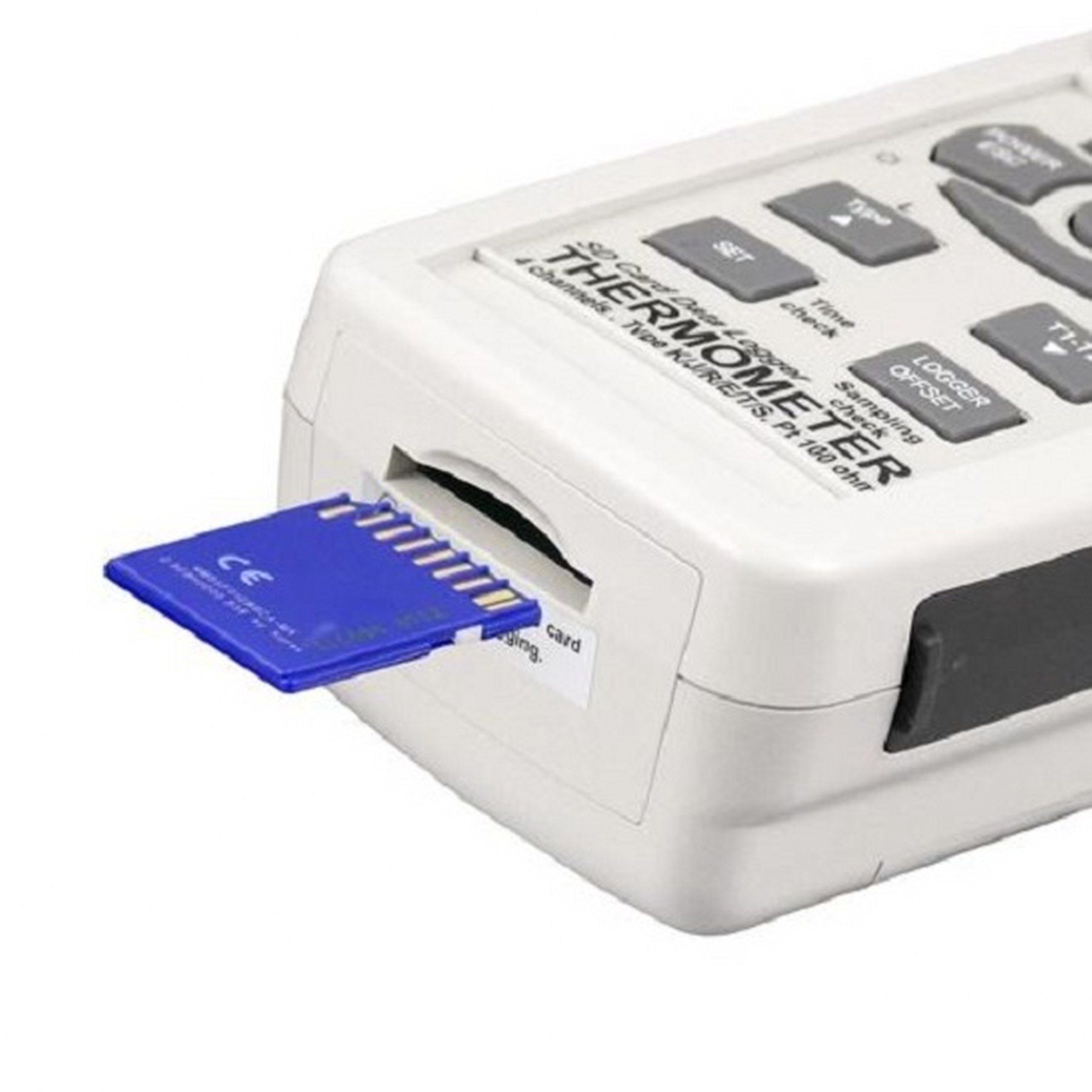 PCE Instruments Gartenthermometer PCE Datenlogger PCE-T390, Für K-Typ, J-Typ und Pt100 Temperaturfühler