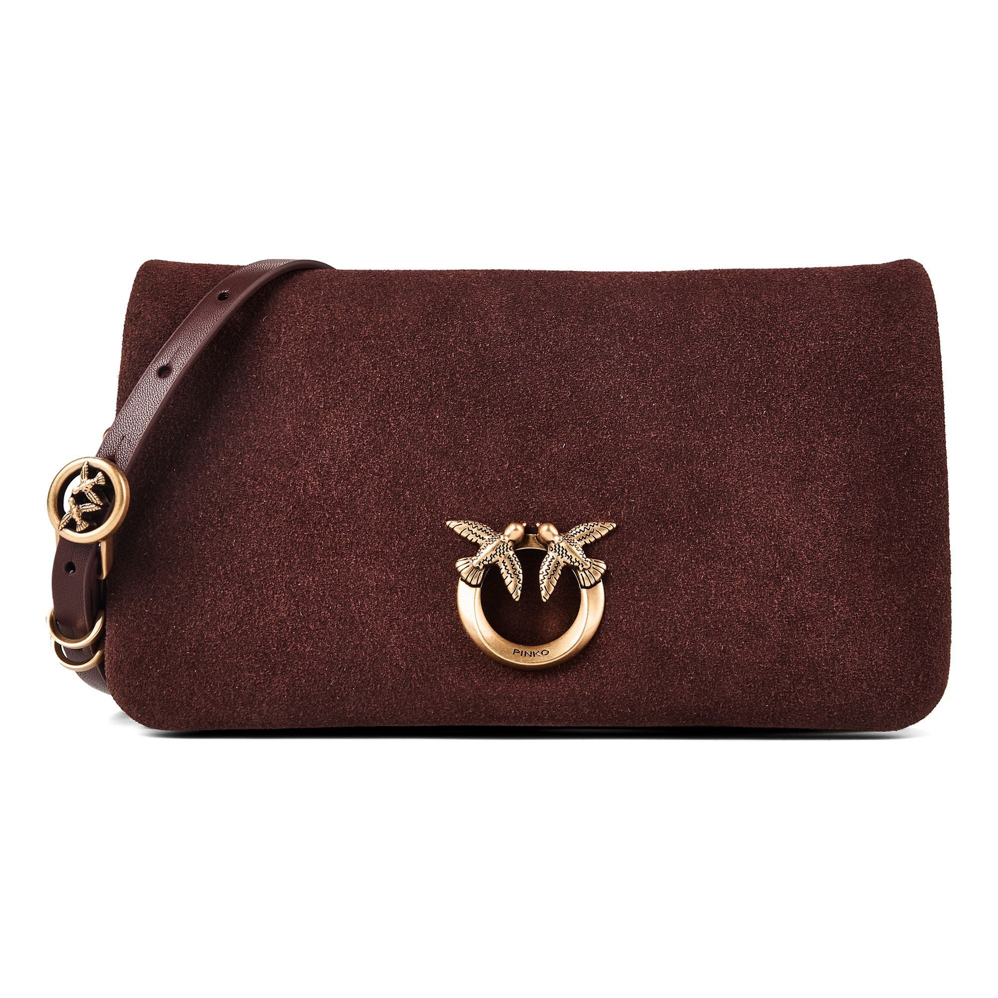 PINKO Clutch Love Soft, Leder