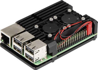 Raspberry Pi Foundation Raspberry Pi® Raspberry Pi® 3 B 1 GB 4 x 1.2 GHz inkl. Kühlkörper, inkl. Gehäuse, inkl. Noobs OS, i Barebone-PC