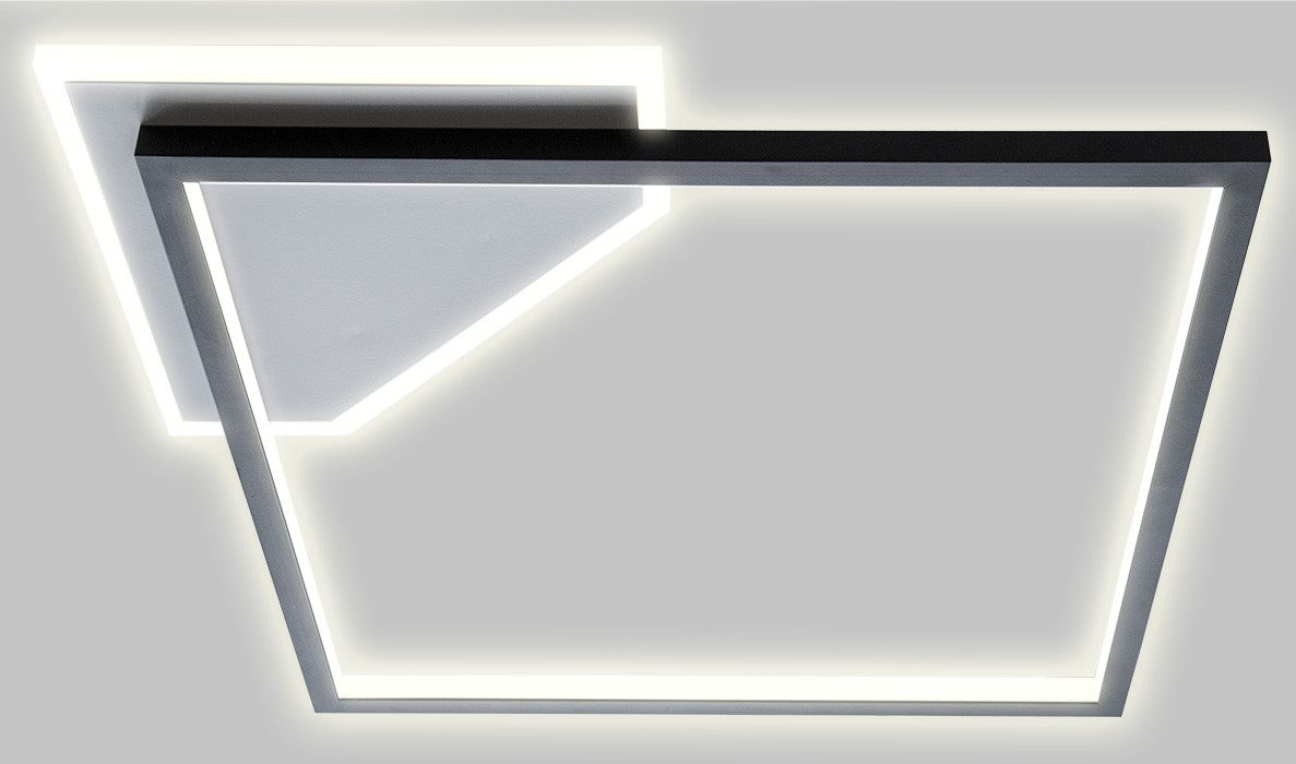NOWA LED Deckenleuchte OSLO, LED fest integriert, Warmweiß, Deckenlampe/Wohnzimmer/Schlafzimmer/modern