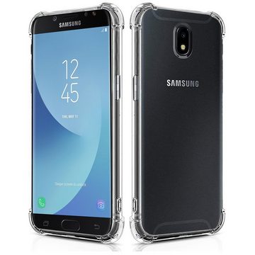 CoolGadget Handyhülle Anti Shock Rugged Case für Samsung Galaxy J3 2017 5 Zoll, Slim Cover mit Kantenschutz Schutzhülle für Samsung J3 2017 Hülle