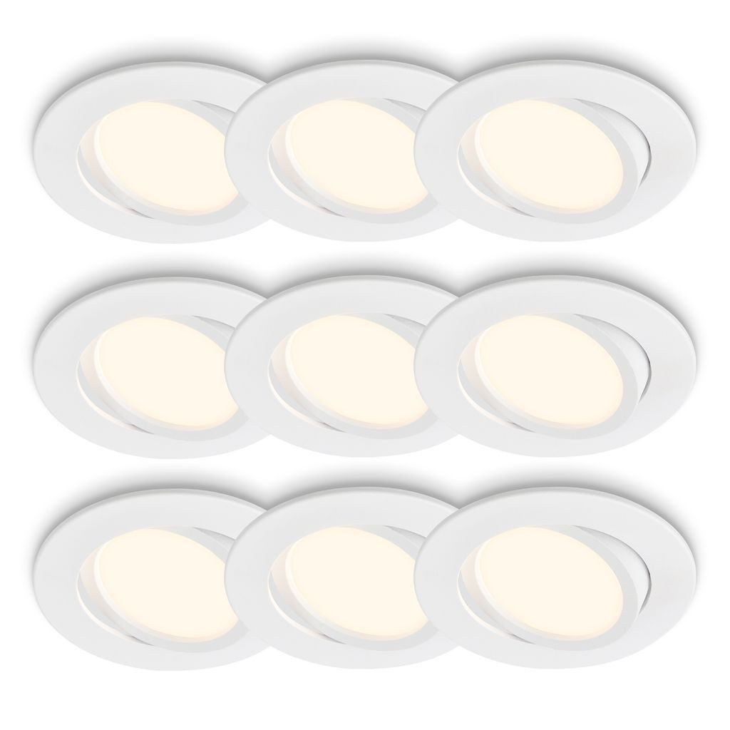 Briloner Leuchten Tischleuchte 7686066, LED wechselbar, 3000K - Warmweiß