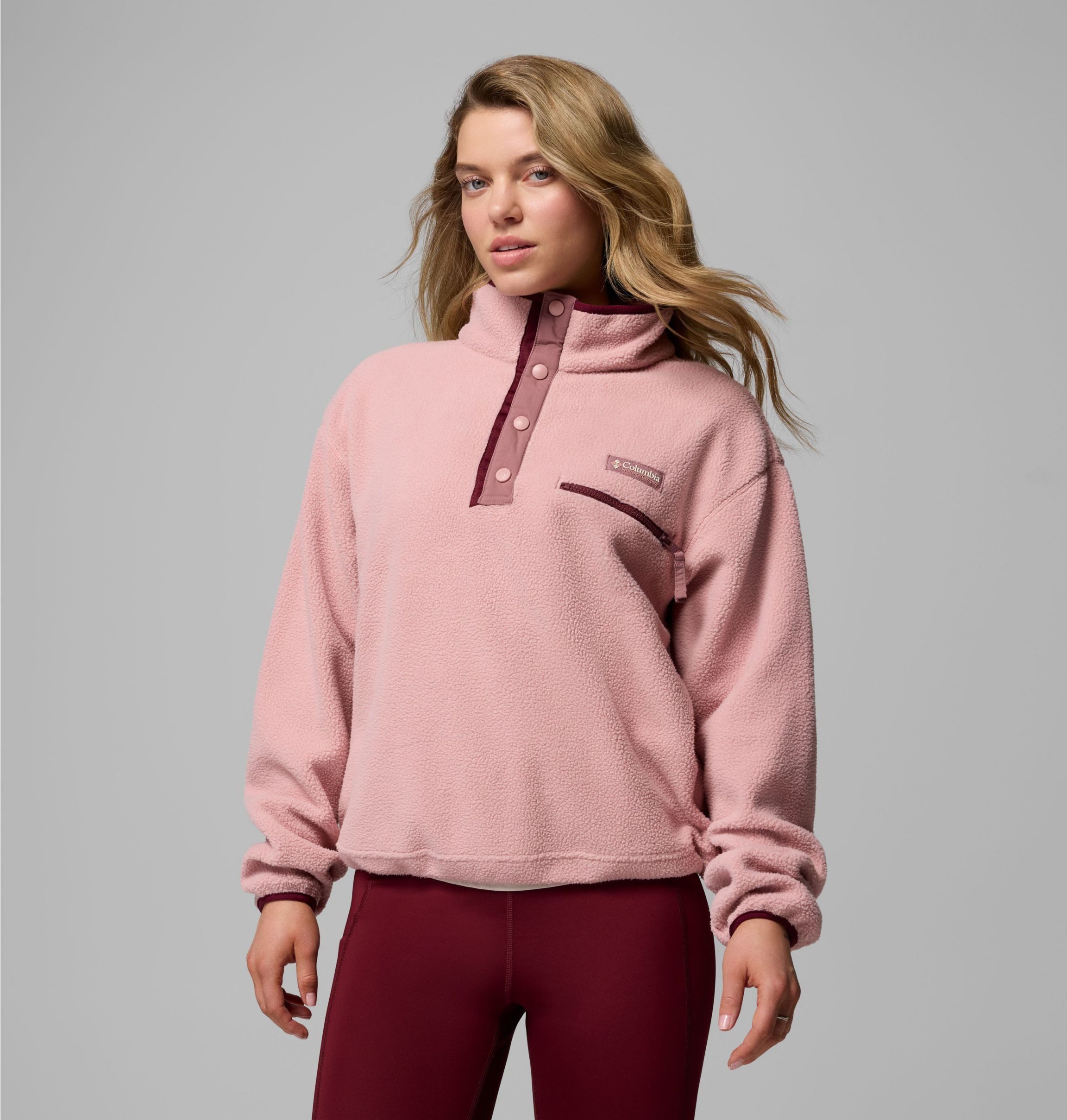 Columbia Fleecepullover Helvetia II Cropped Half günstig online kaufen
