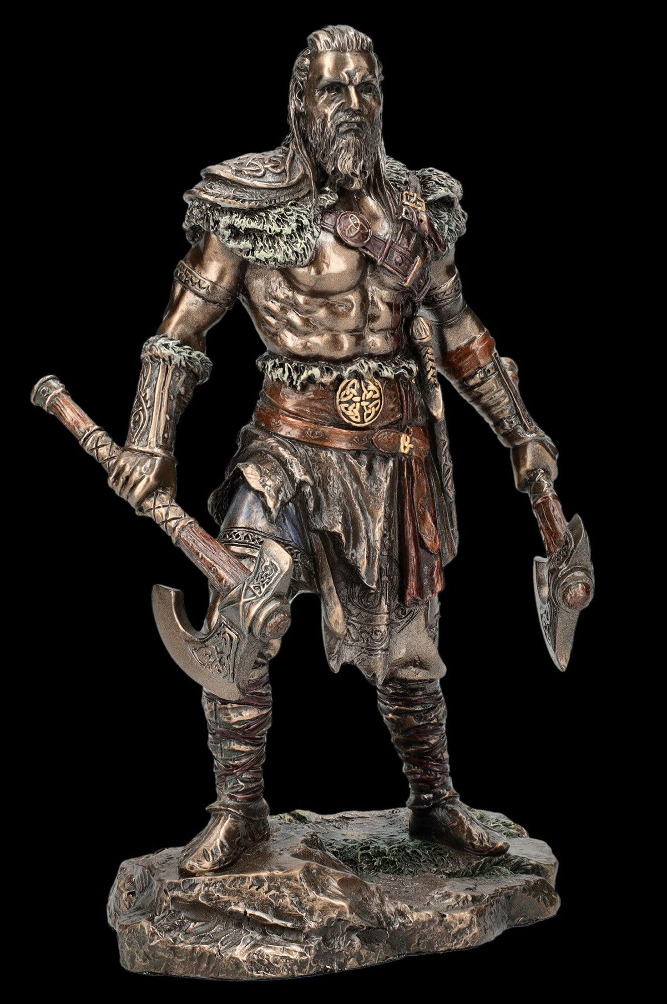 Figuren Shop GmbH Dekofigur Wikinger Figur Gunnar – Veronese Statue mit Äxt günstig online kaufen