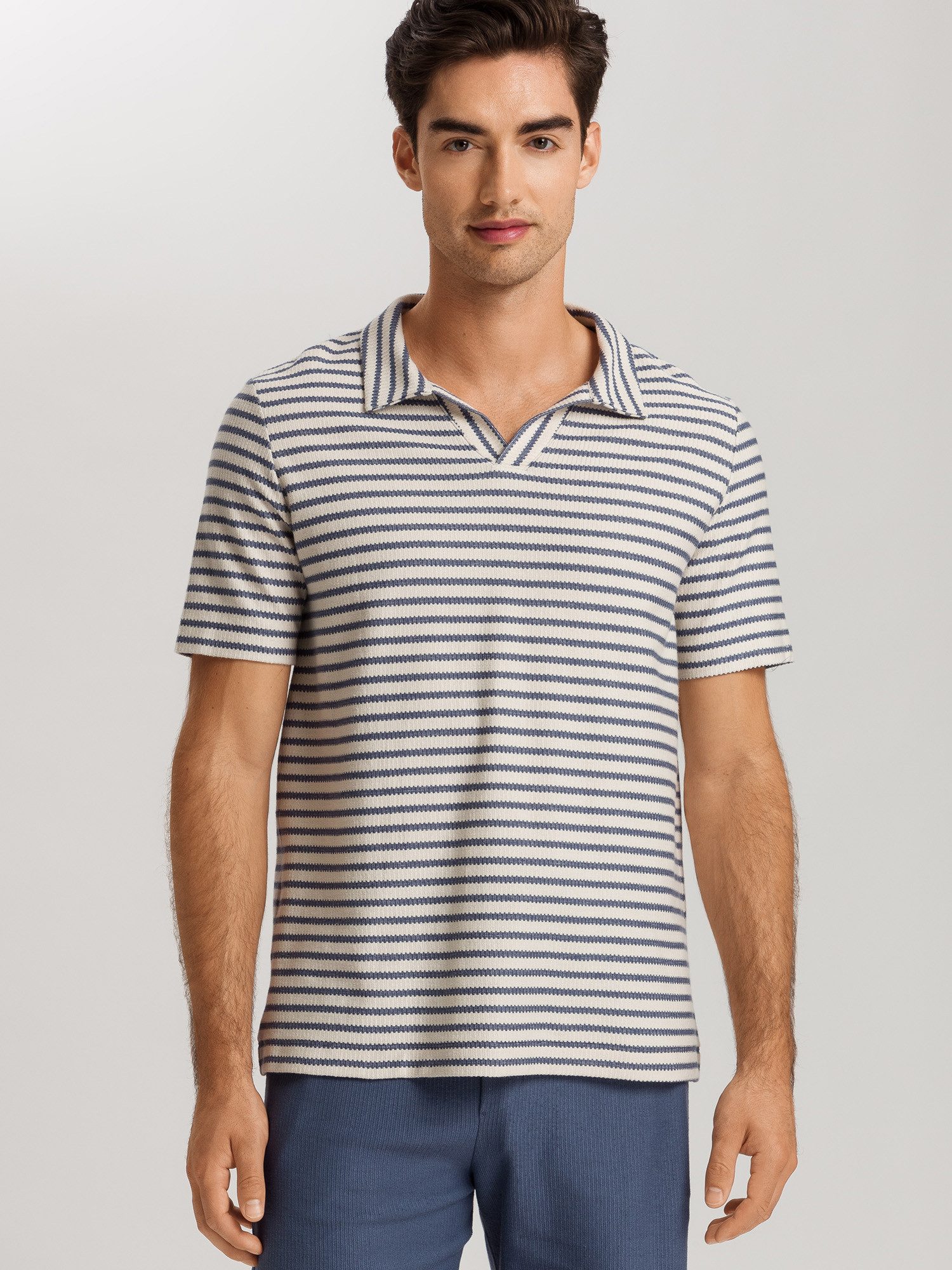 Hanro V-Shirt Loungy Summer t-shirt v-ausschnitt v-neck