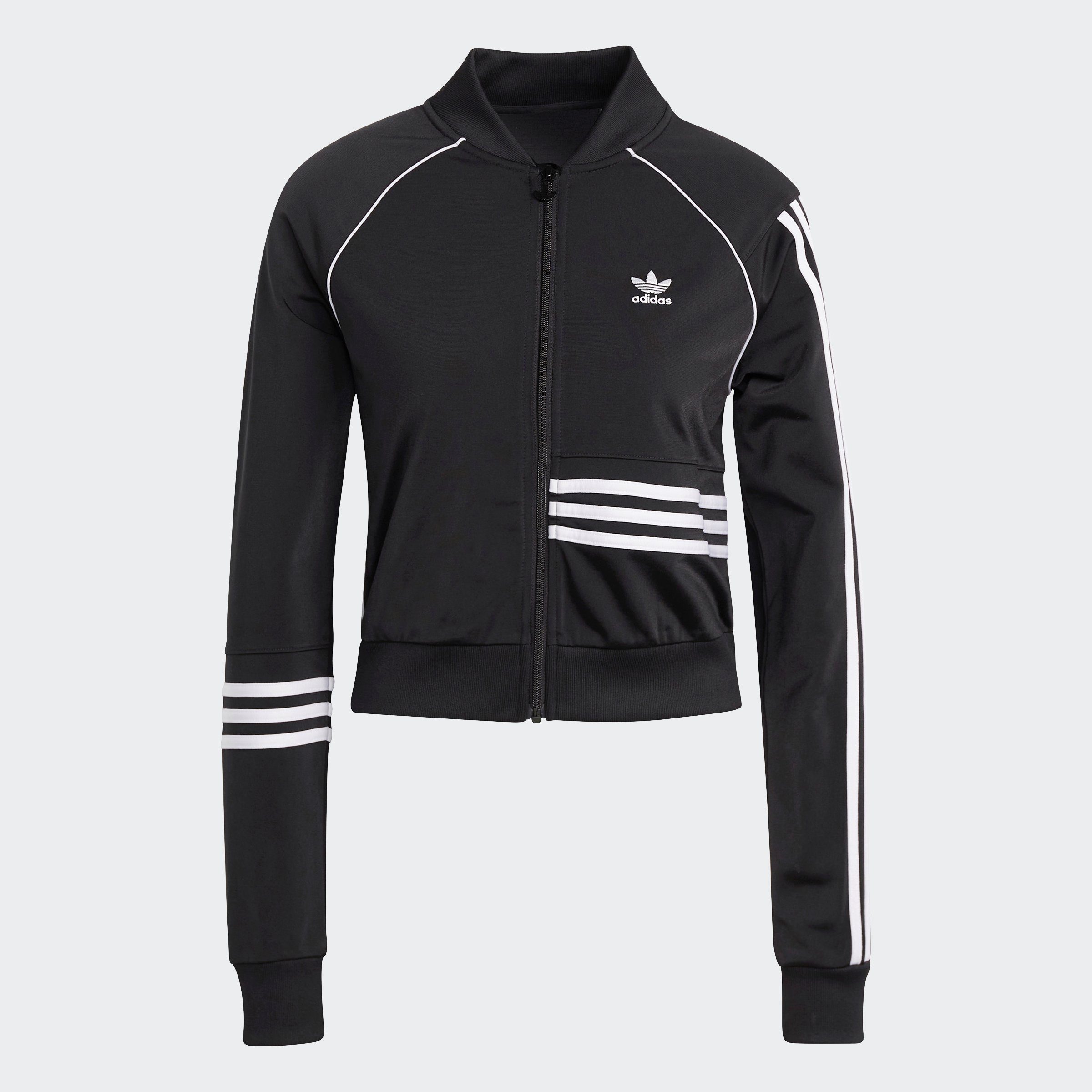 TRAININGSJACKE Originals Black Outdoorjacke adidas CROP