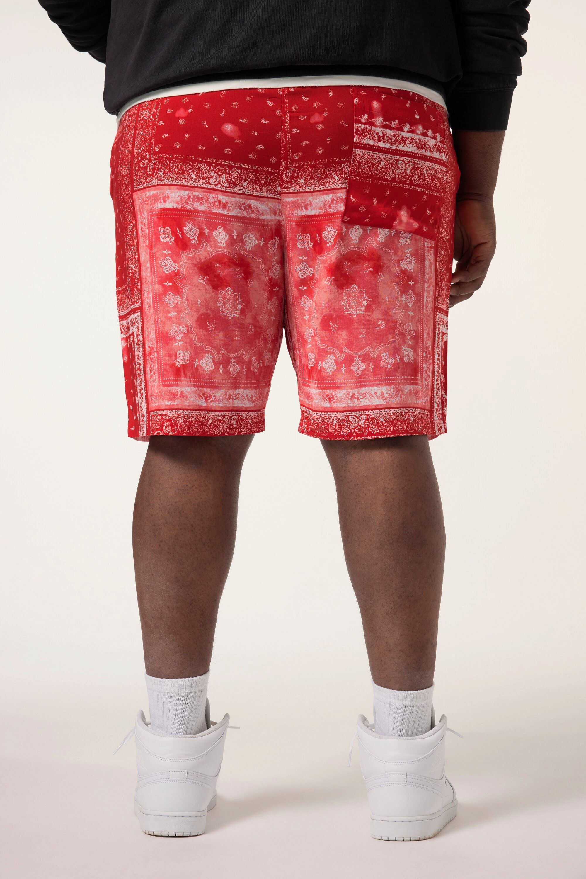 STHUGE Bermudas Bermuda Elastikbund Alloverprint