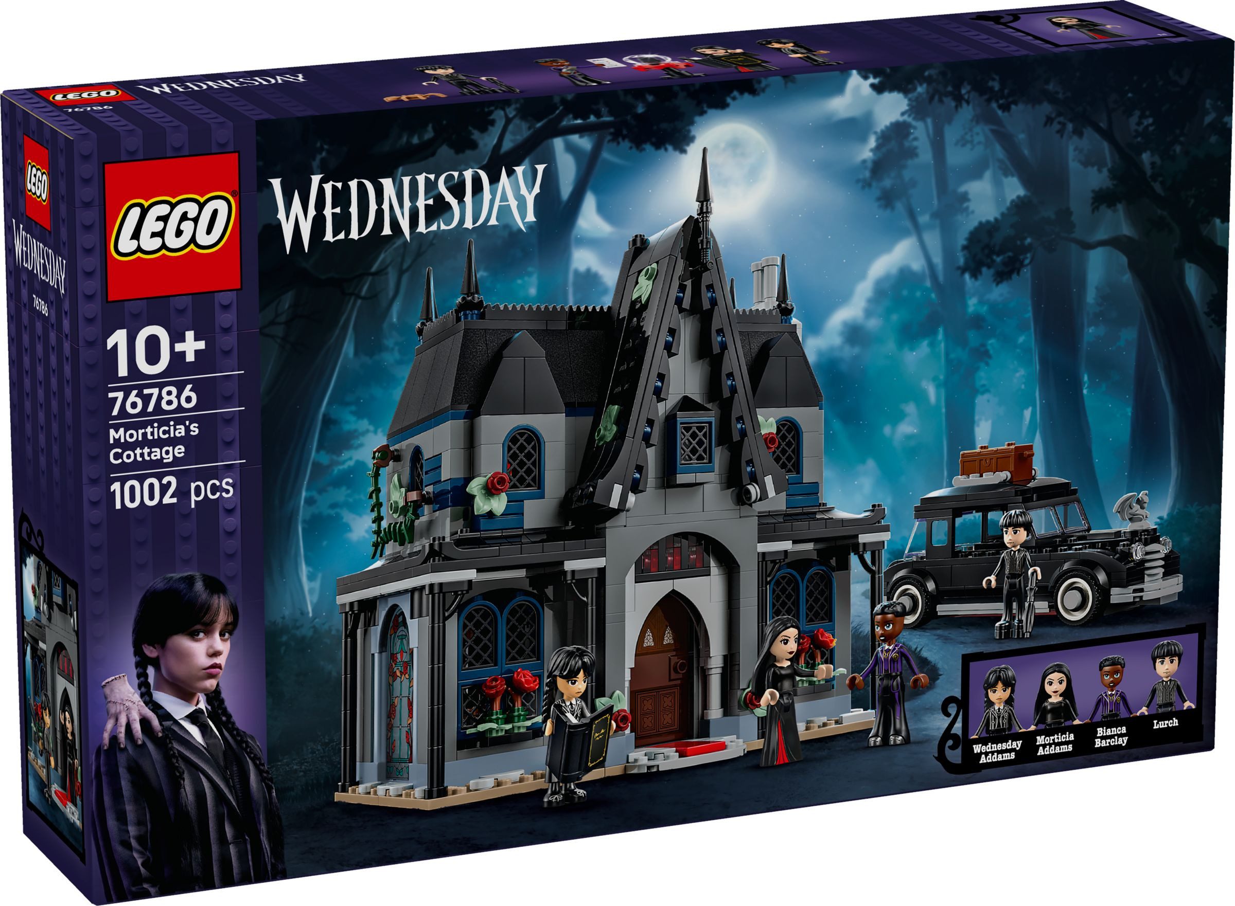 LEGO® Wednesday 76786 Morticias Landhaus Konstruktionsspielsteine, (Set, 1002 Teile)