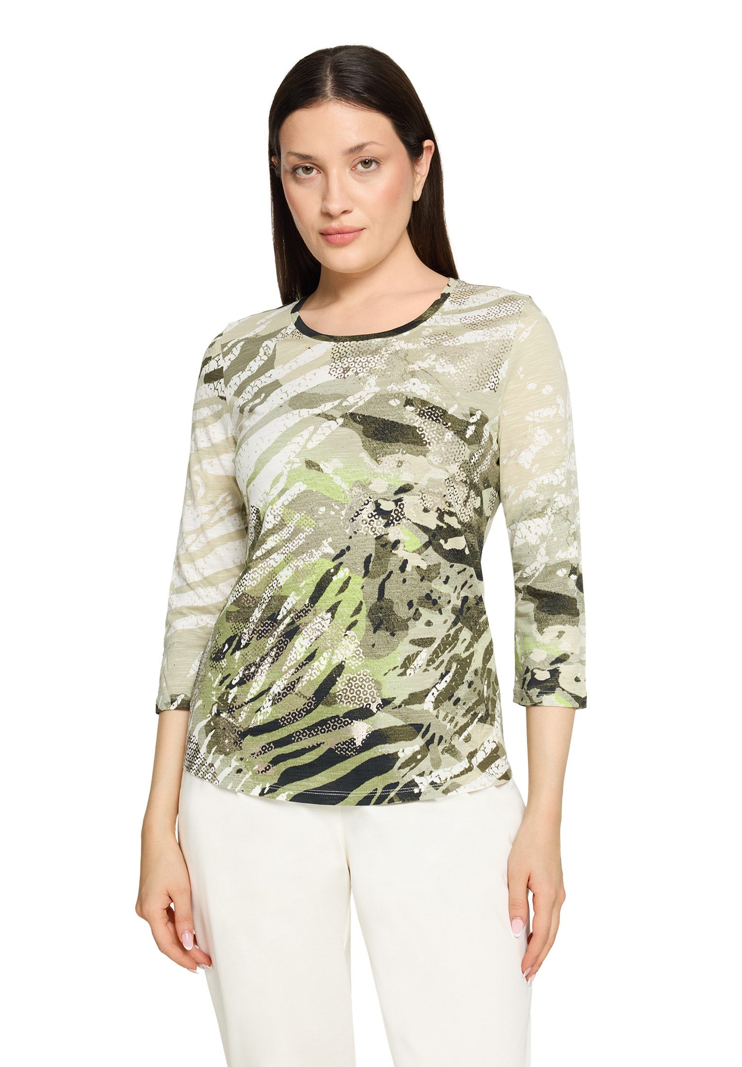 3/4-Arm-Shirt Damen mit Print