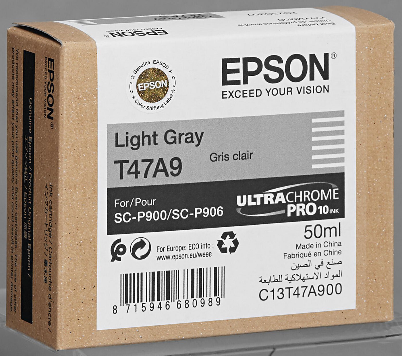 Thumbnail - Epson T47A9 Light Grau Tintenpatrone
