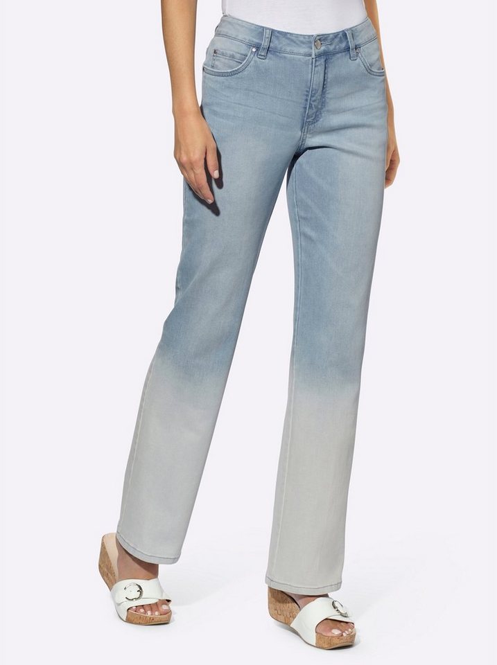 heine Bequeme Jeans, Modischer Farbverlauf