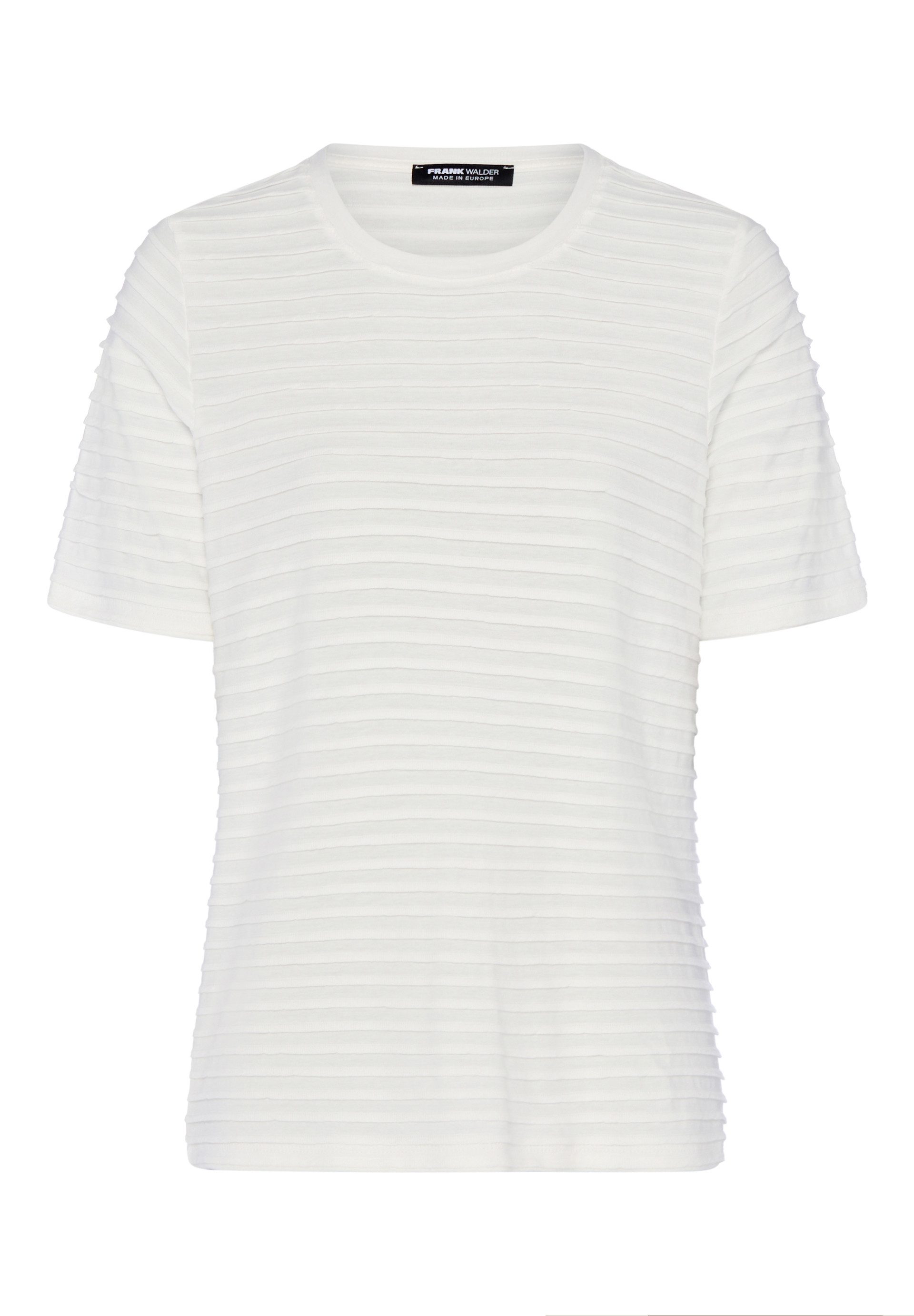 FRANK WALDER T-Shirt mit schlichter Struktur