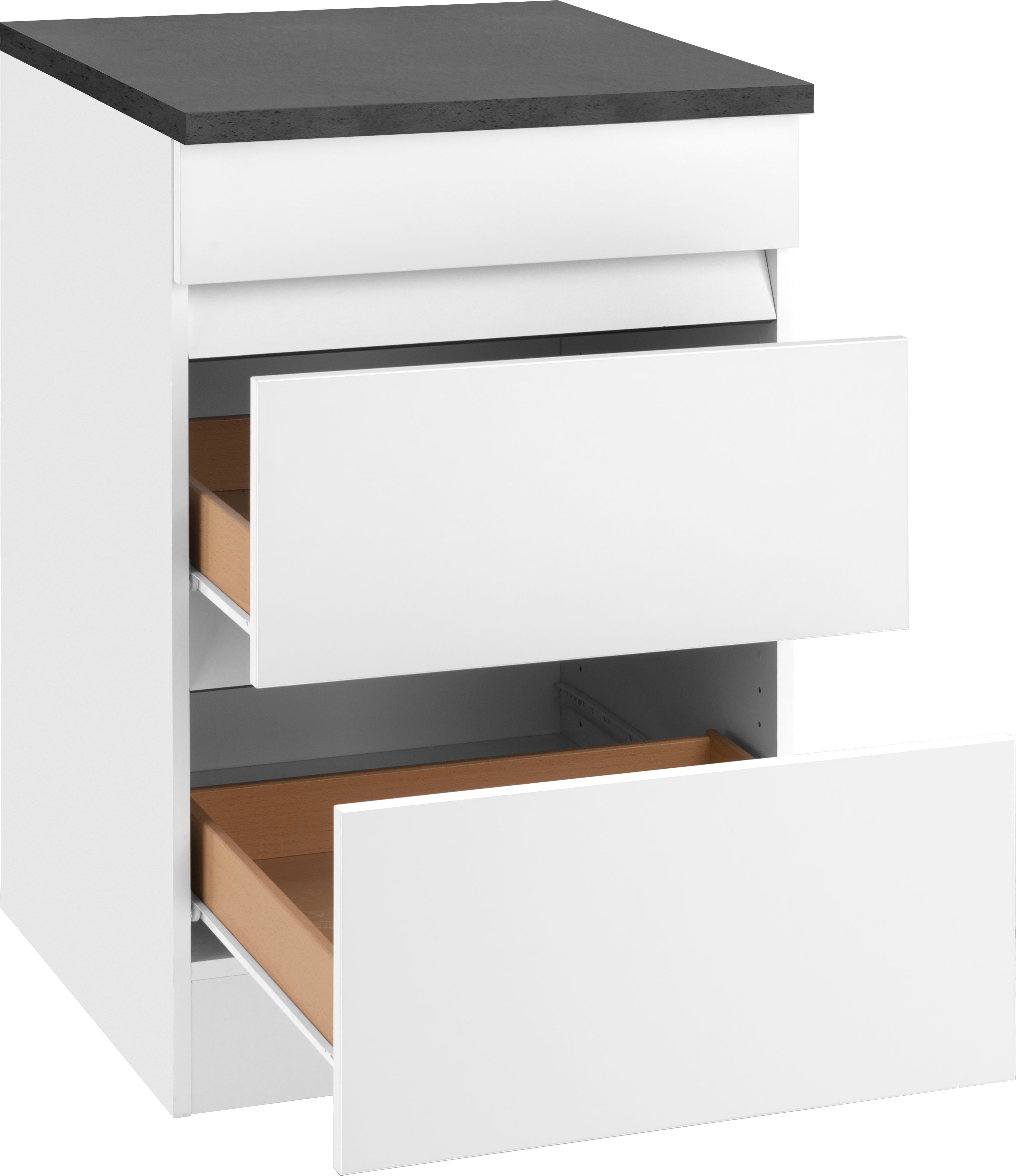 OPTIFIT Kochfeldumbauschrank Roth Breite 60 cm
