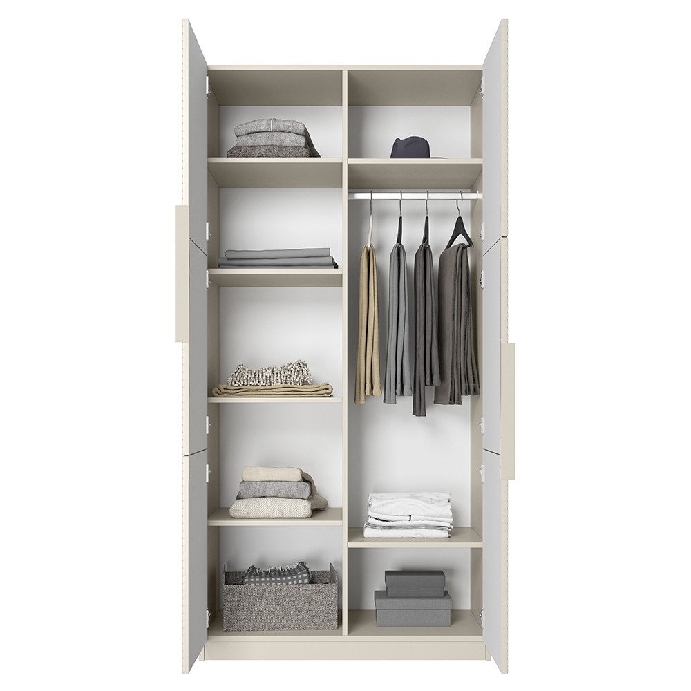 Lomadox Kleiderschrank ADARE-141 100 cm breit, günstig online kaufen