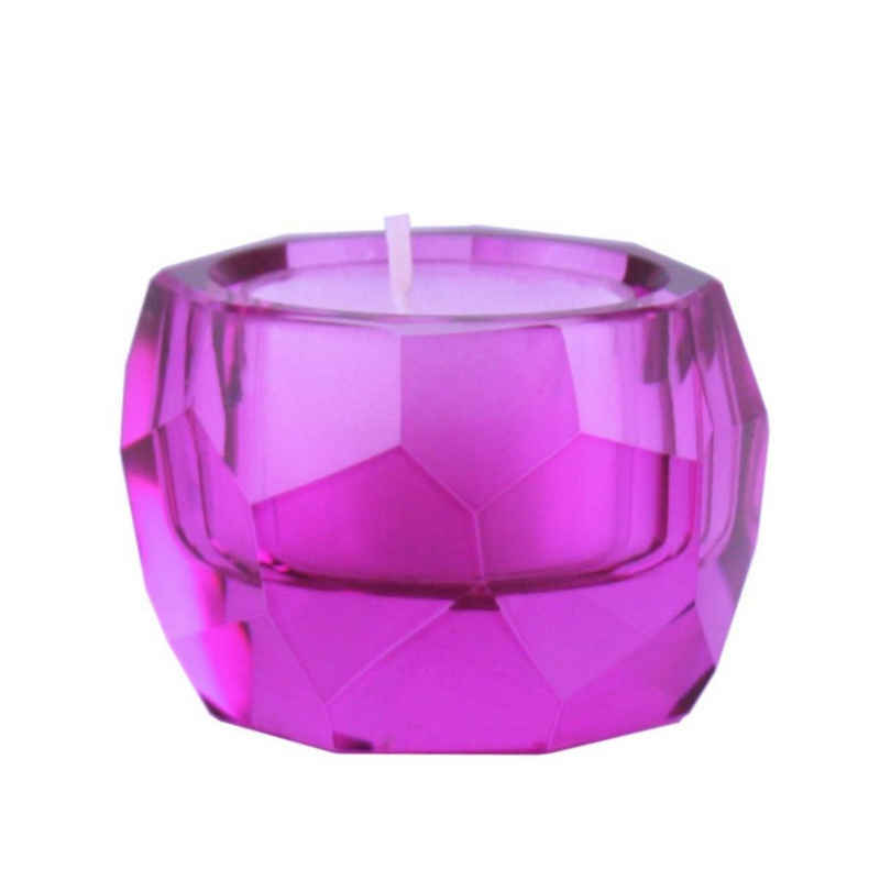 Giftcompany Teelichthalter Gift-Company Teelichthalter Kristallglas lila ca 4 cm H (Stück)