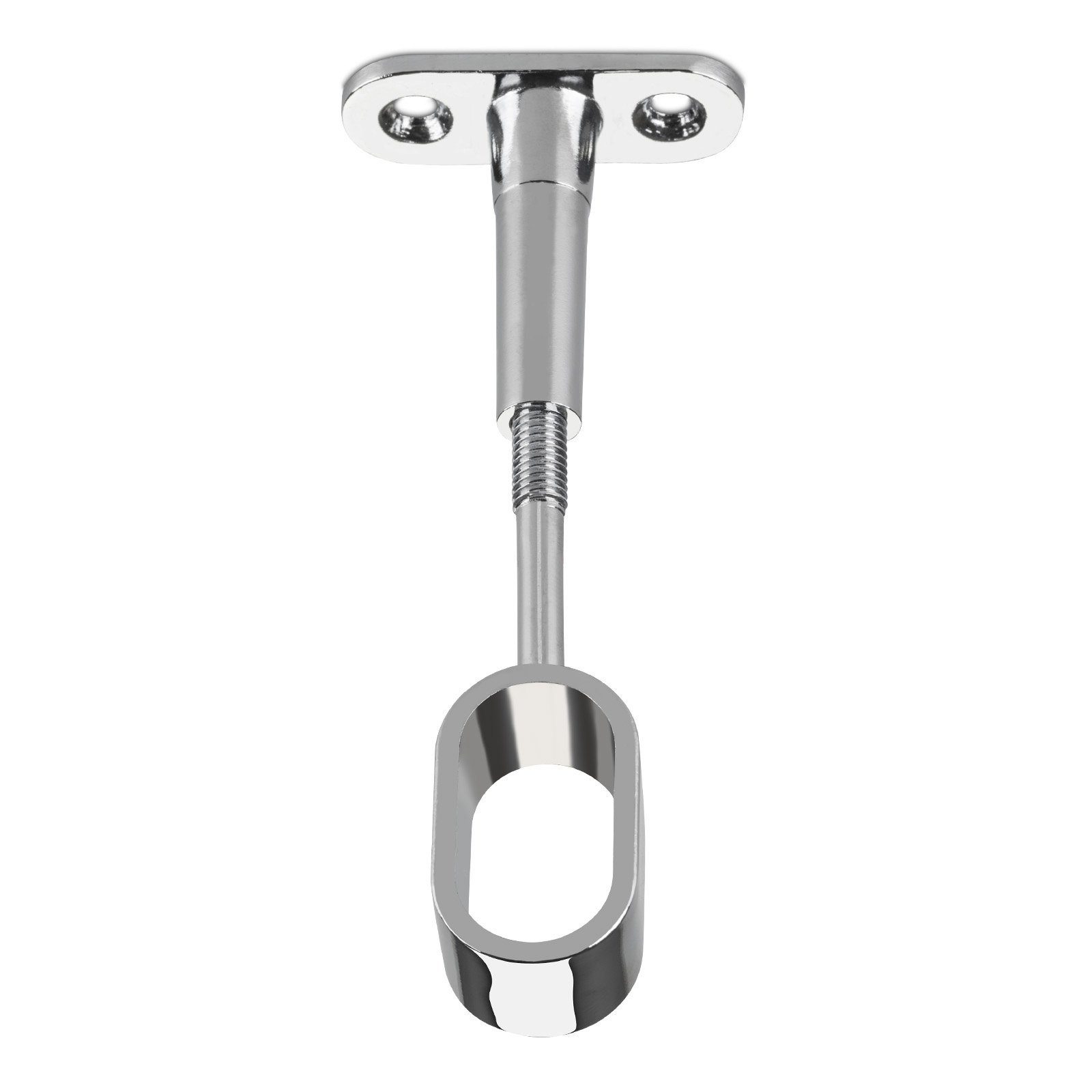 SO-TECH® Möbelbeschlag Kleiderstangenhalter Mittelträger oval 30x15 günstig online kaufen