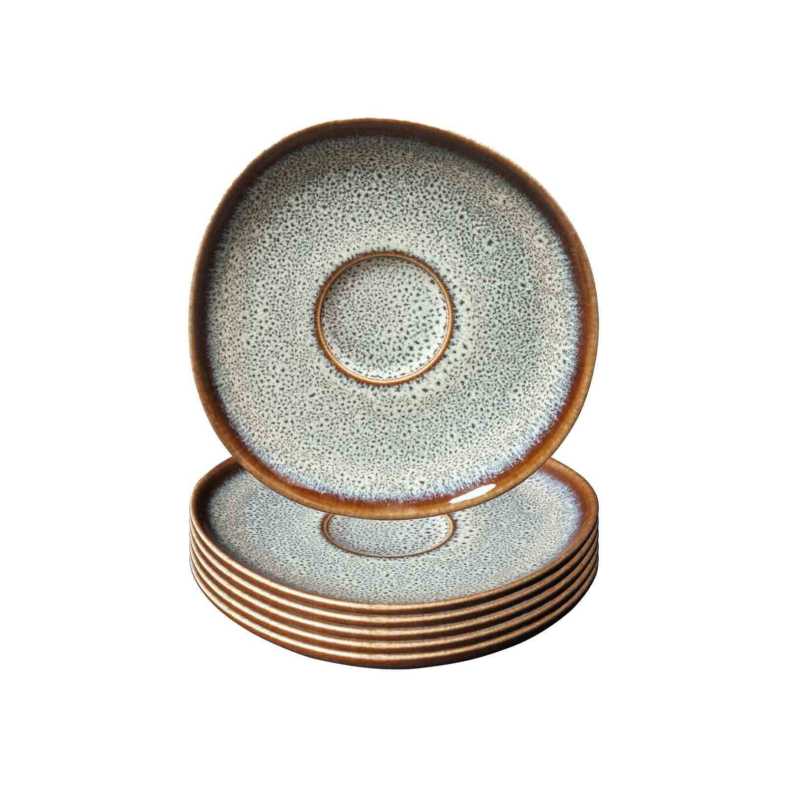 like. by Villeroy & Boch Untertasse Lave Kaffeeuntertassen ø 15,2 cm 6er Set, (6 St)