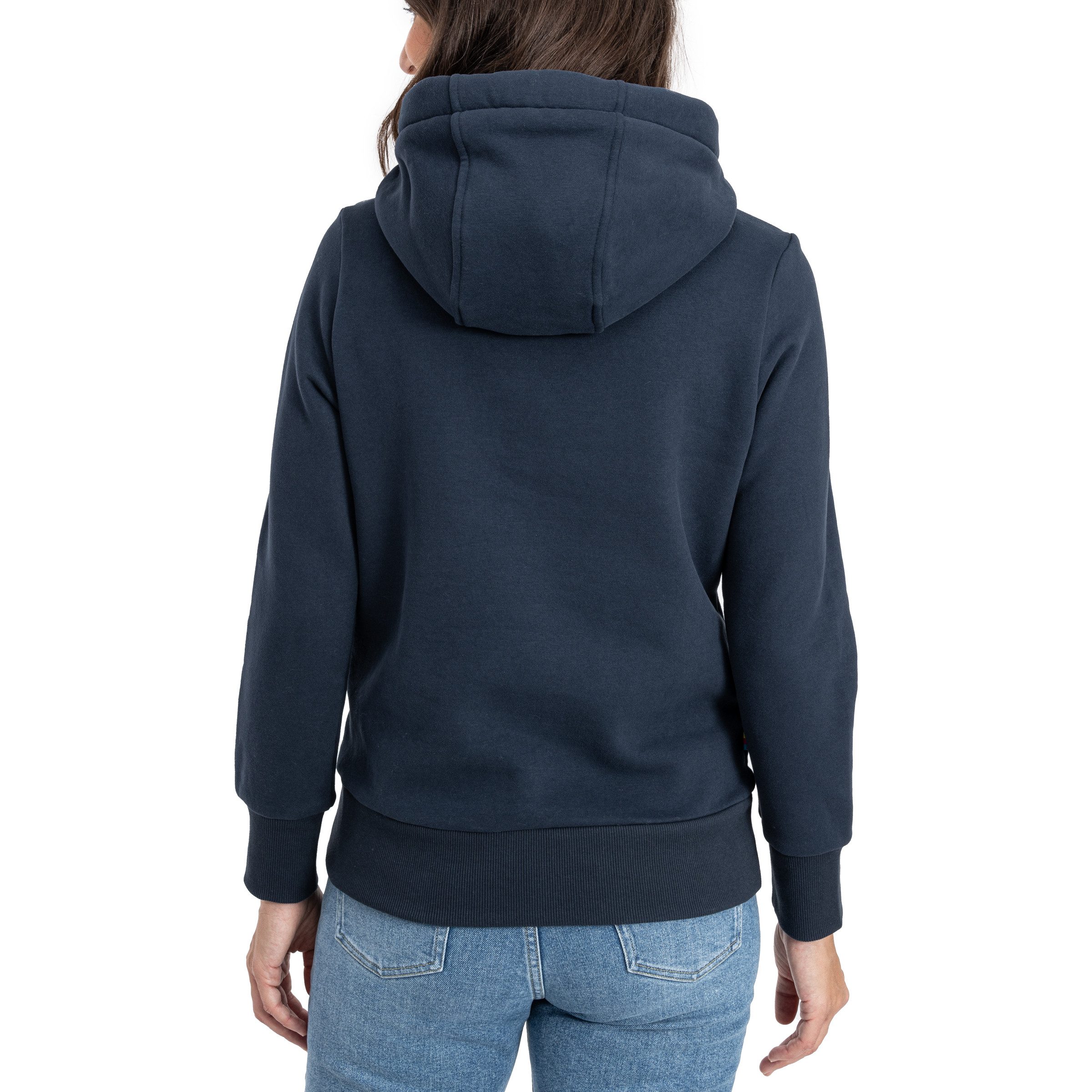 DEPROC Active Funktions-Kapuzensweatjacke FinjaDC Damen Zip-Hoodie OS mit weicher Innenseite