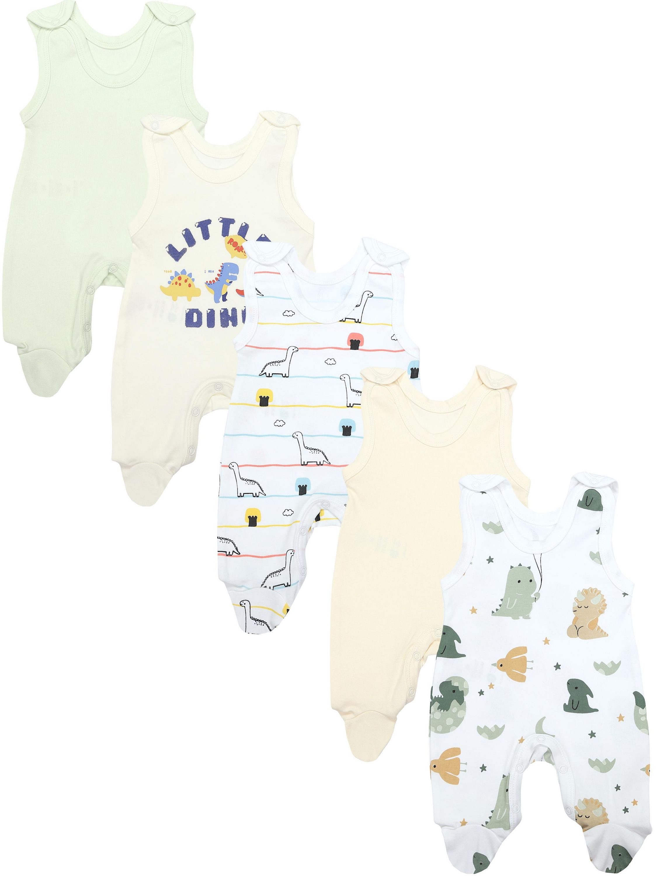 TupTam Strampler TupTam Baby Unisex Strampler mit Aufdruck Spruch 5er Pack
