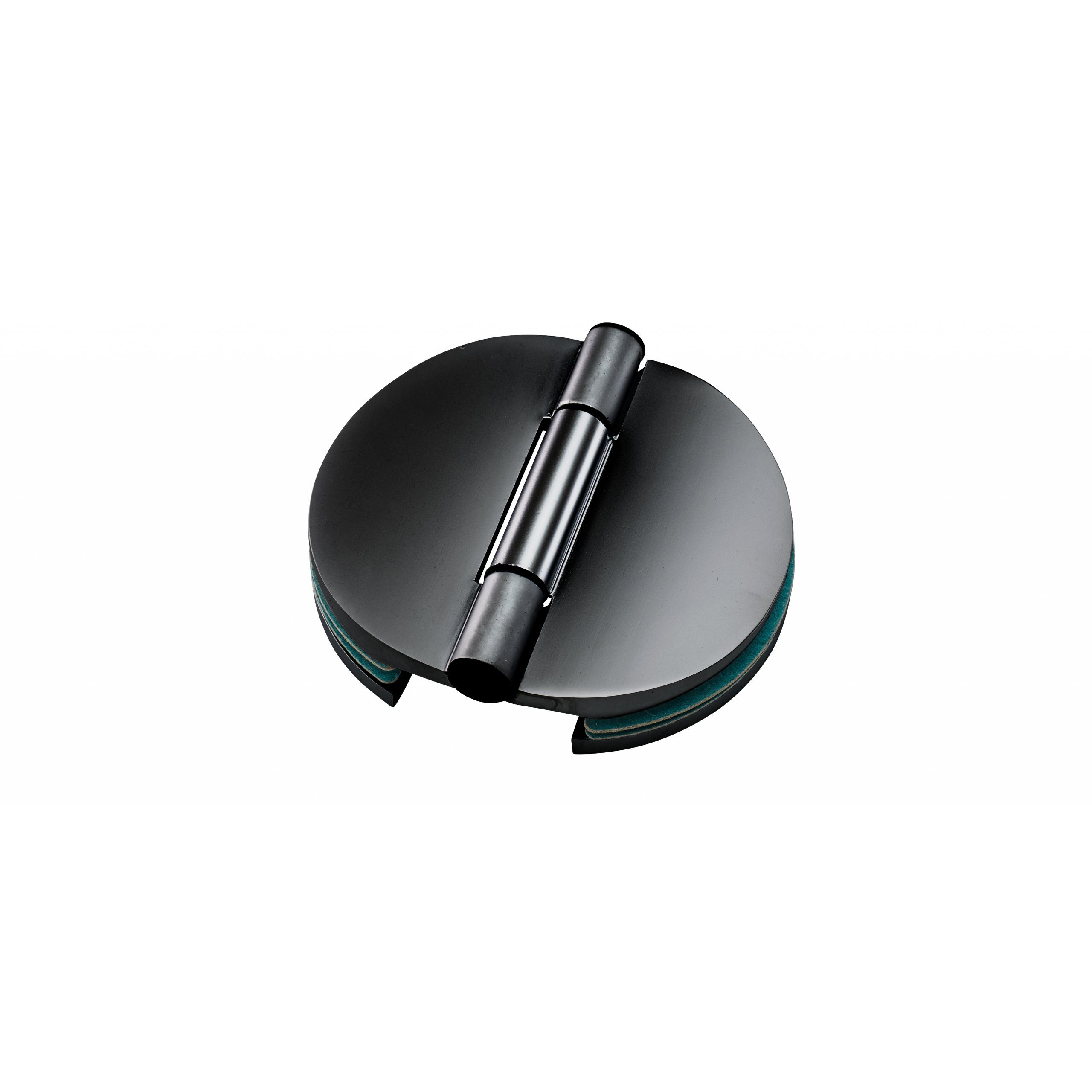 Infraworld Saunatür Infraworld Doppeltürband schwarz matt für 6 bzw. 8 mm Glastür