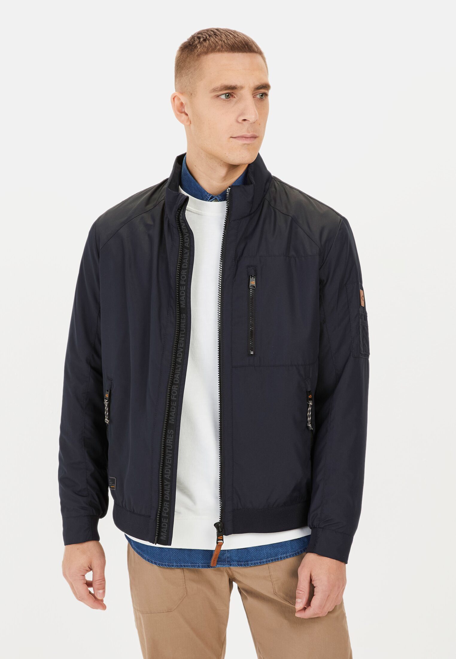 Camel Active Herren Fleecejacke Mit Stehkragen – Warme Teddyfleece-Jacke Im Regular Fit