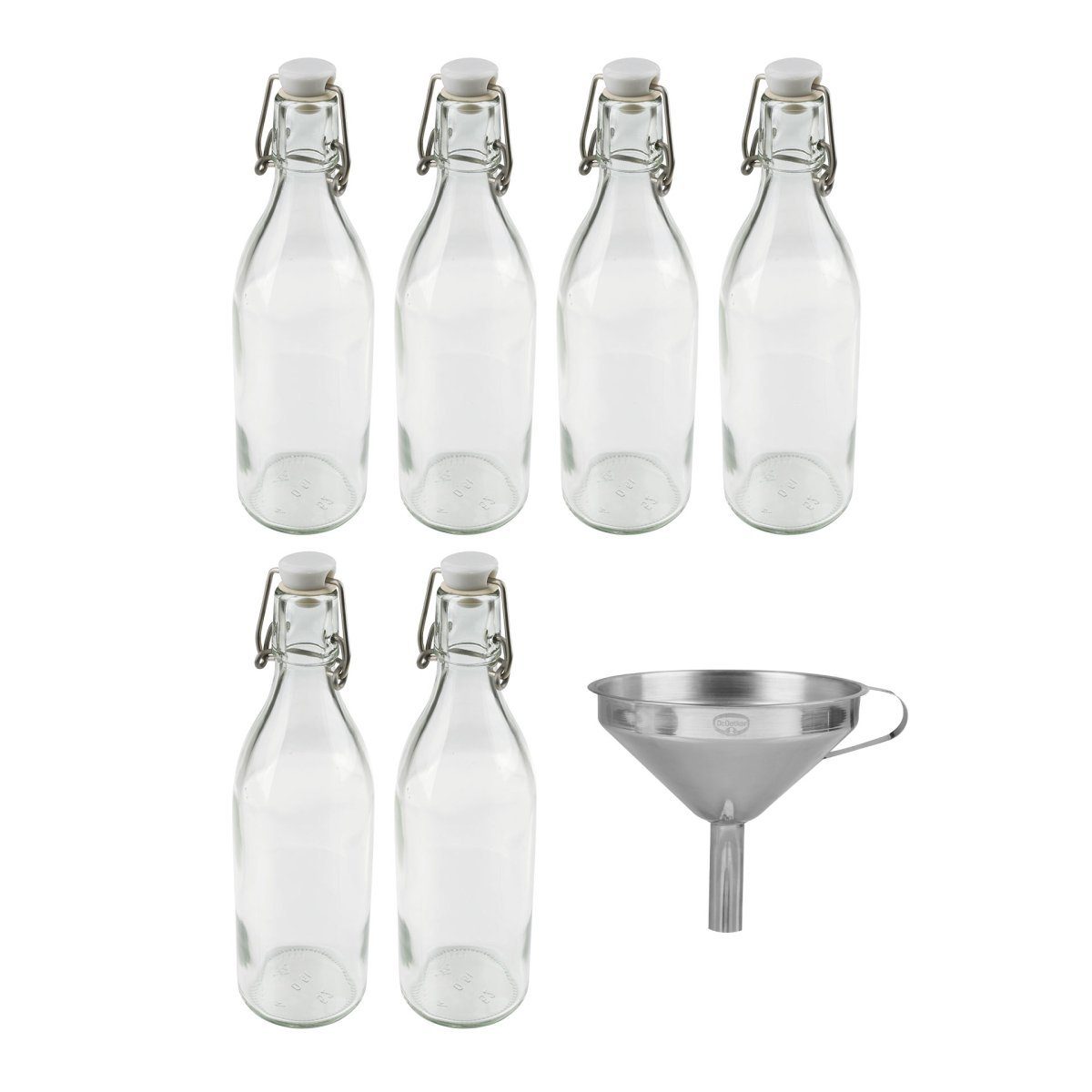 Dr. Oetker Küchenhelfer Vorratsglas Online-Set Dr.Oetker Flasche 500 ml 2tlg