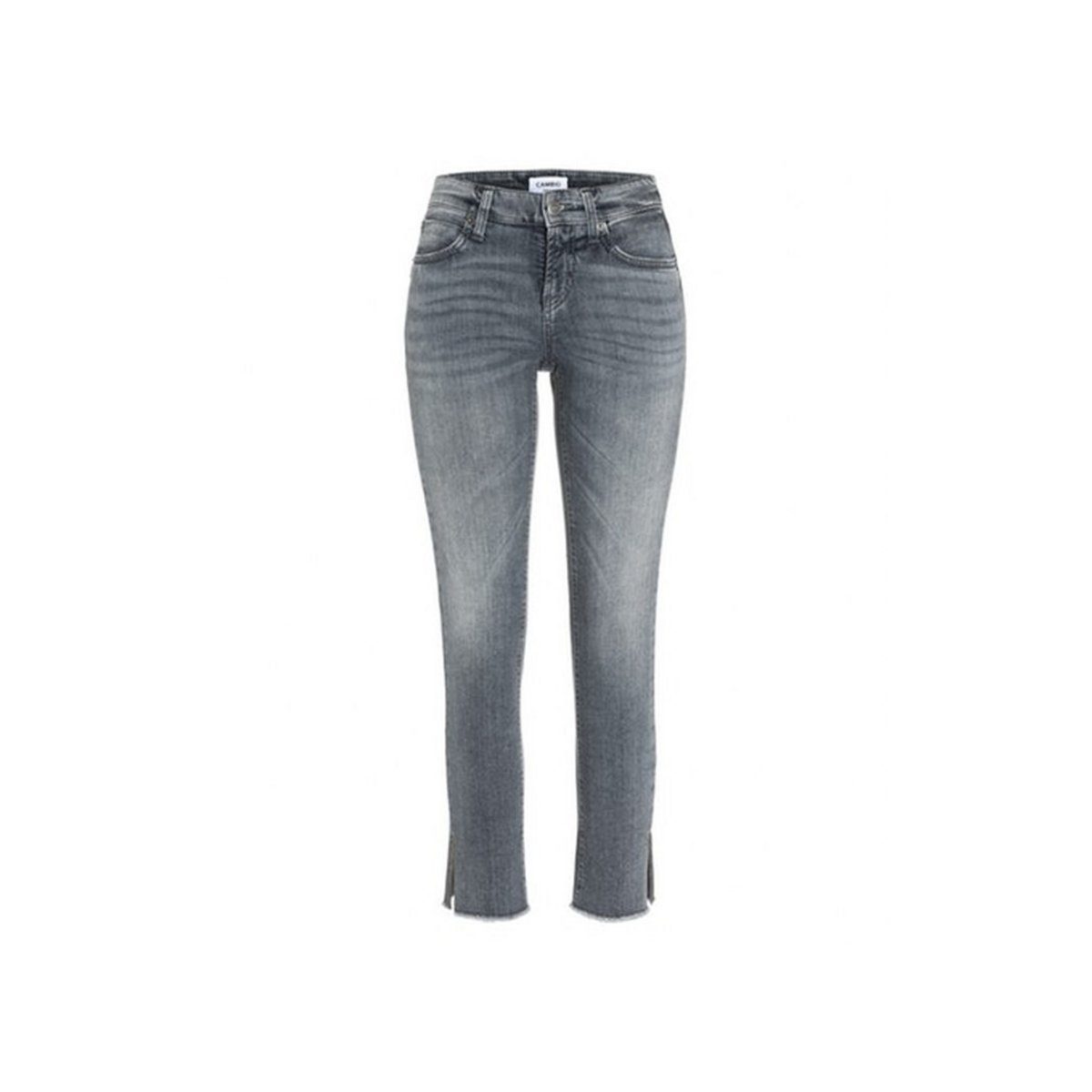 Cambio 5-Pocket-Jeans grau (1-tlg)