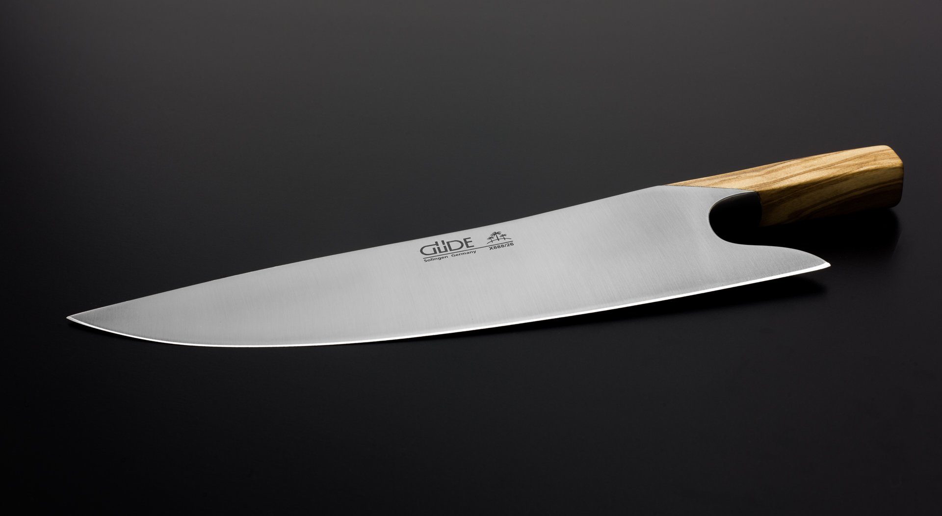 Solingen - Kochmesser Güde Olivenholz Güde mit - Olive Knife cm 26 The G-X888/26 Griff - Messer aus Kochmesser