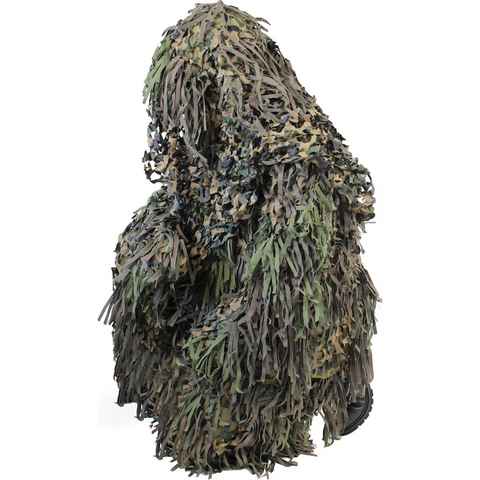 normani Monster-Kostüm Tarnanzug 3-teilig Ghillie Suit Jackal, Scharfschützen Tarnkleidung Jagdbekleidung Scharfschützenanzug Camouflage-Anzug Militäruniform