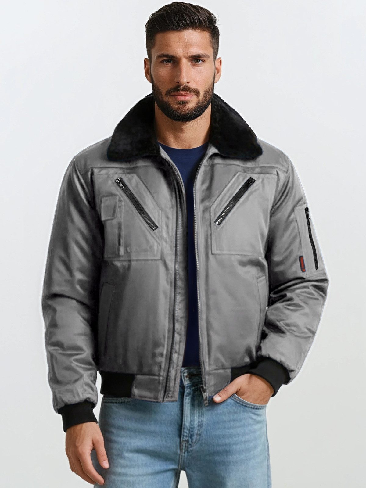 urbandreamz workwear Pilotenjacke 4-in-1 Arbeitsjacke Übergangsjacke Winter günstig online kaufen