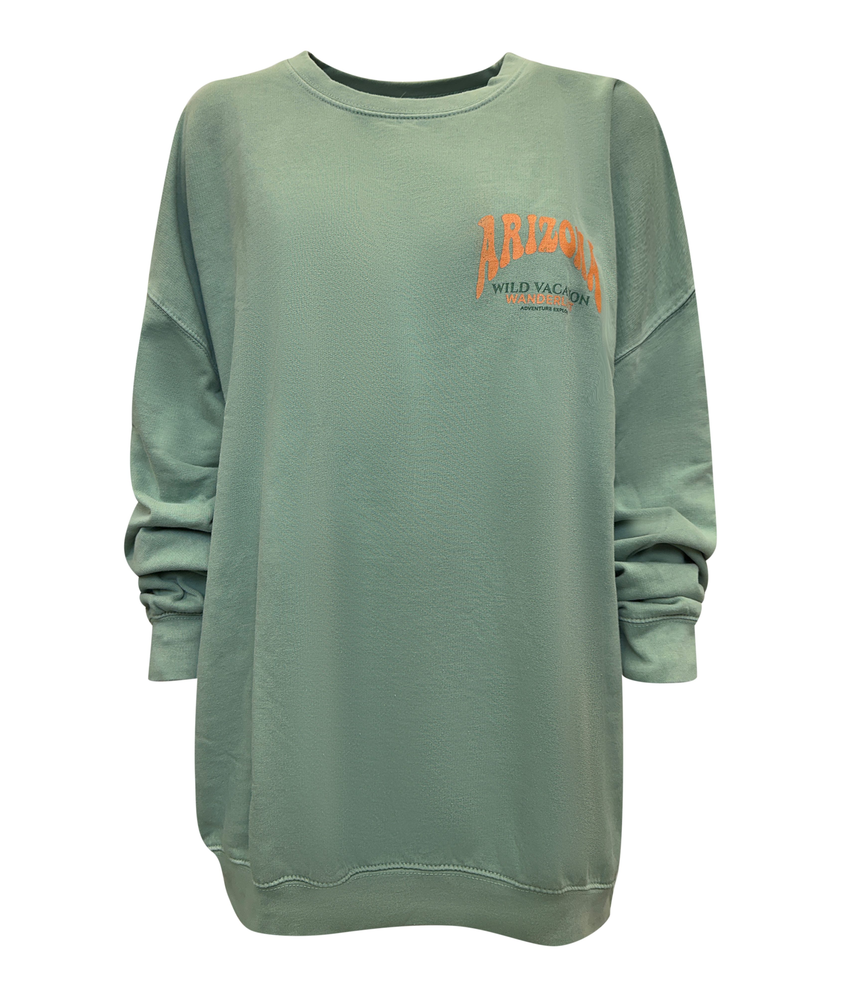 Longsweatshirt Worldclassca Oversized Sweatshirt ARIZONA Print Langarm Pullover