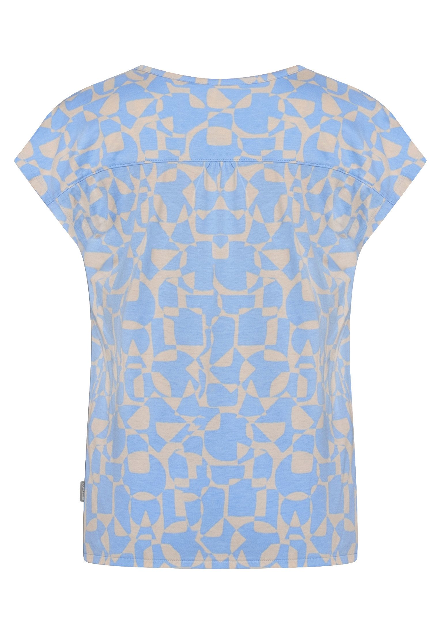 Betty&Co Kurzarmshirt Damen mit Gummizug (1-tlg)