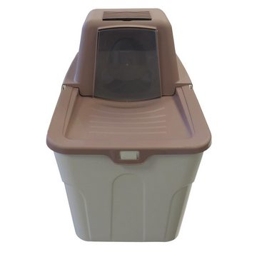 PETGARD Katzentoilette 3er Sparpack Katzentoilette Katzenklo Sofia Close, mit Einstieg von oben 3 x Beere