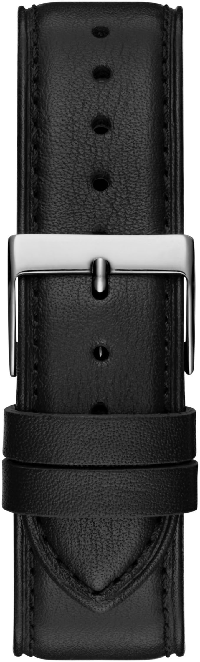 Guess Quarzuhr DEX GW0852G1, (Set, 2-tlg., mit Wechselarmband), Armbanduhr, Herrenuhr, Silikonarmband, Lederarmband, Mineralglas
