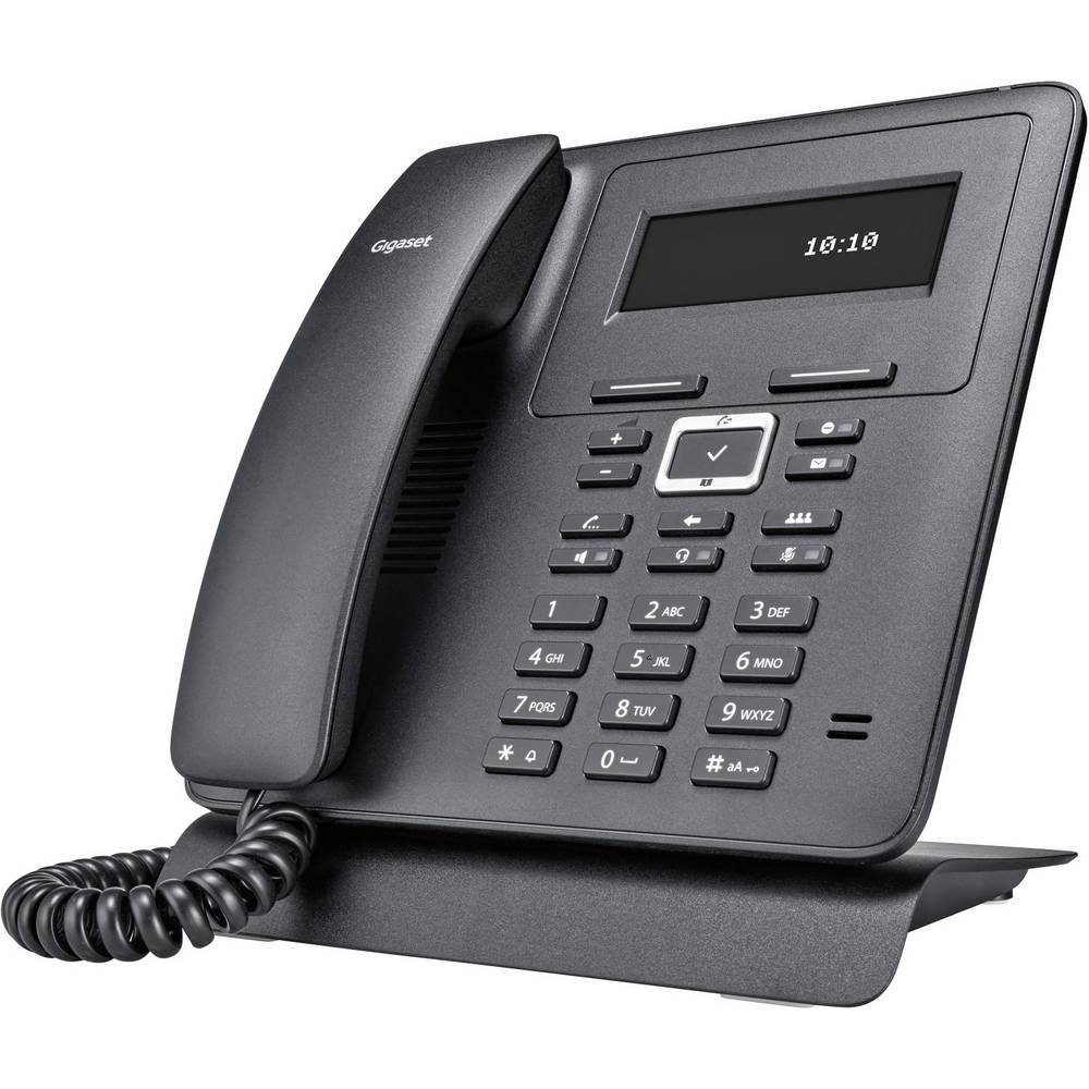 VoIP (Freisprechen, Telefon Gigaset Schnurgebundenes Kabelgebundenes Telefon, Headsetanschluss)