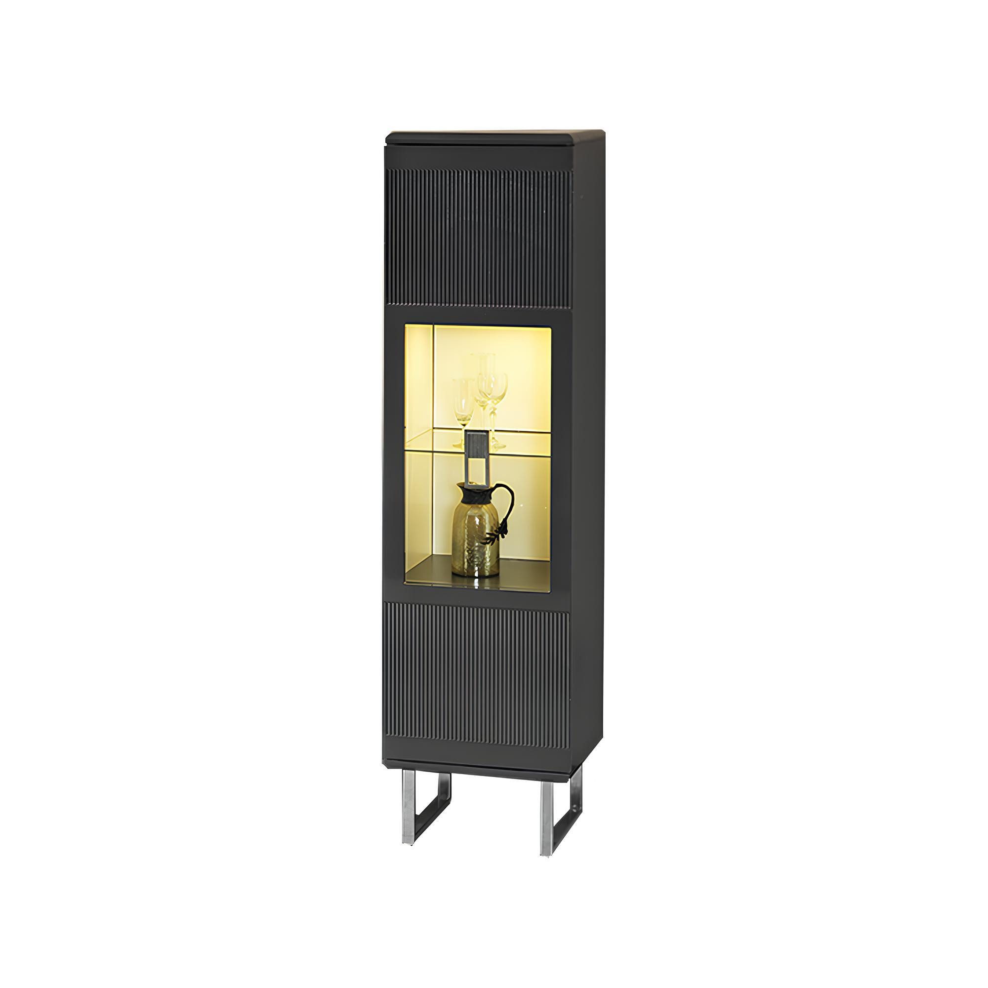 Xlmoebel Vitrine Glasvitrine für das Wohnzimmer - Schrank für Sammler und Esszimmer (Vitrine) Hergestellt in Europa