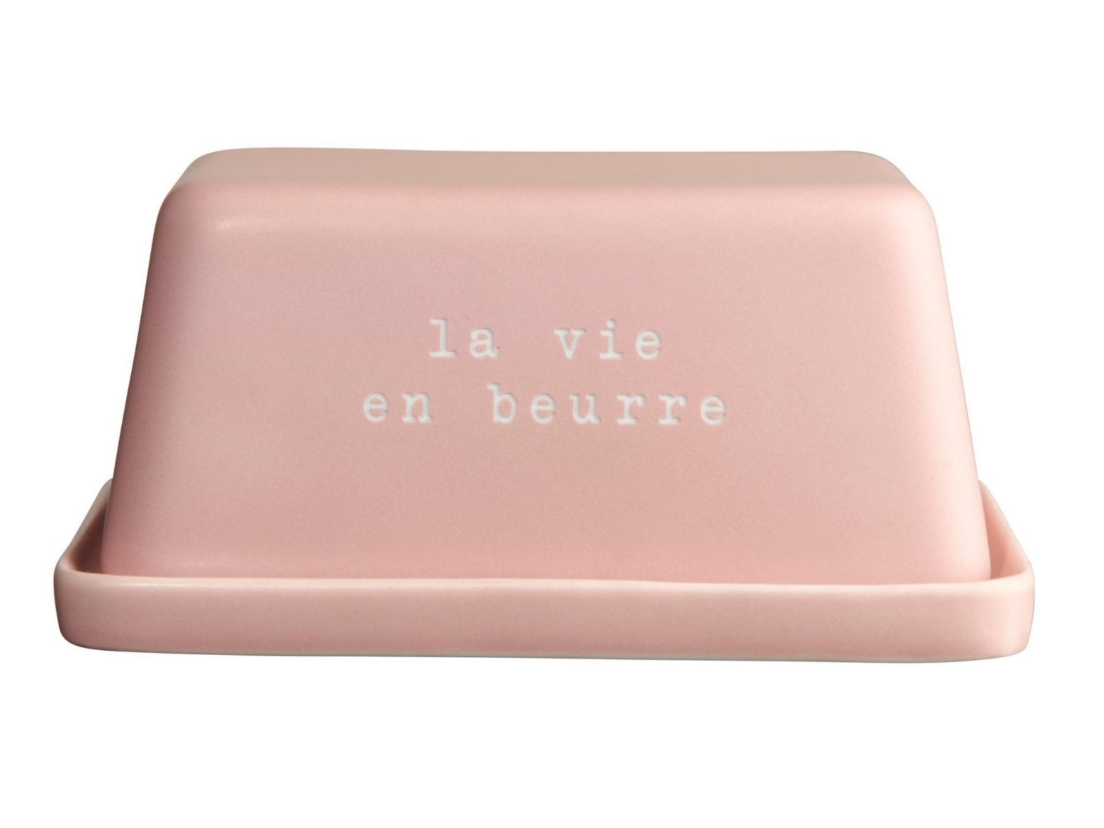 ASA SELECTION Butterdose hey! Butterdose la vie en beurre 16x11cm, New Bone China