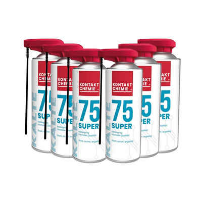 KONTAKT CHEMIE Kältemittel 6 Stück Kältespray, KÄLTE 75 SUPER, je 200ml