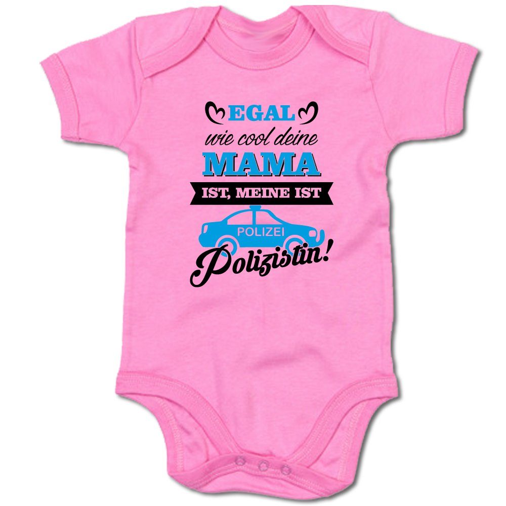 Kurzarmbody Egal wie cool deine Mama ist, meine ist Polizistin!