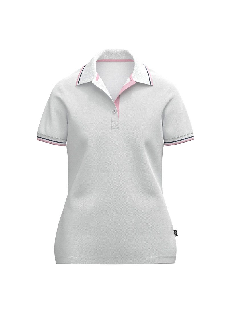 Trigema Poloshirt TRIGEMA Polo Shirt in Kontrastfarbigen Akzenten (1-tlg)