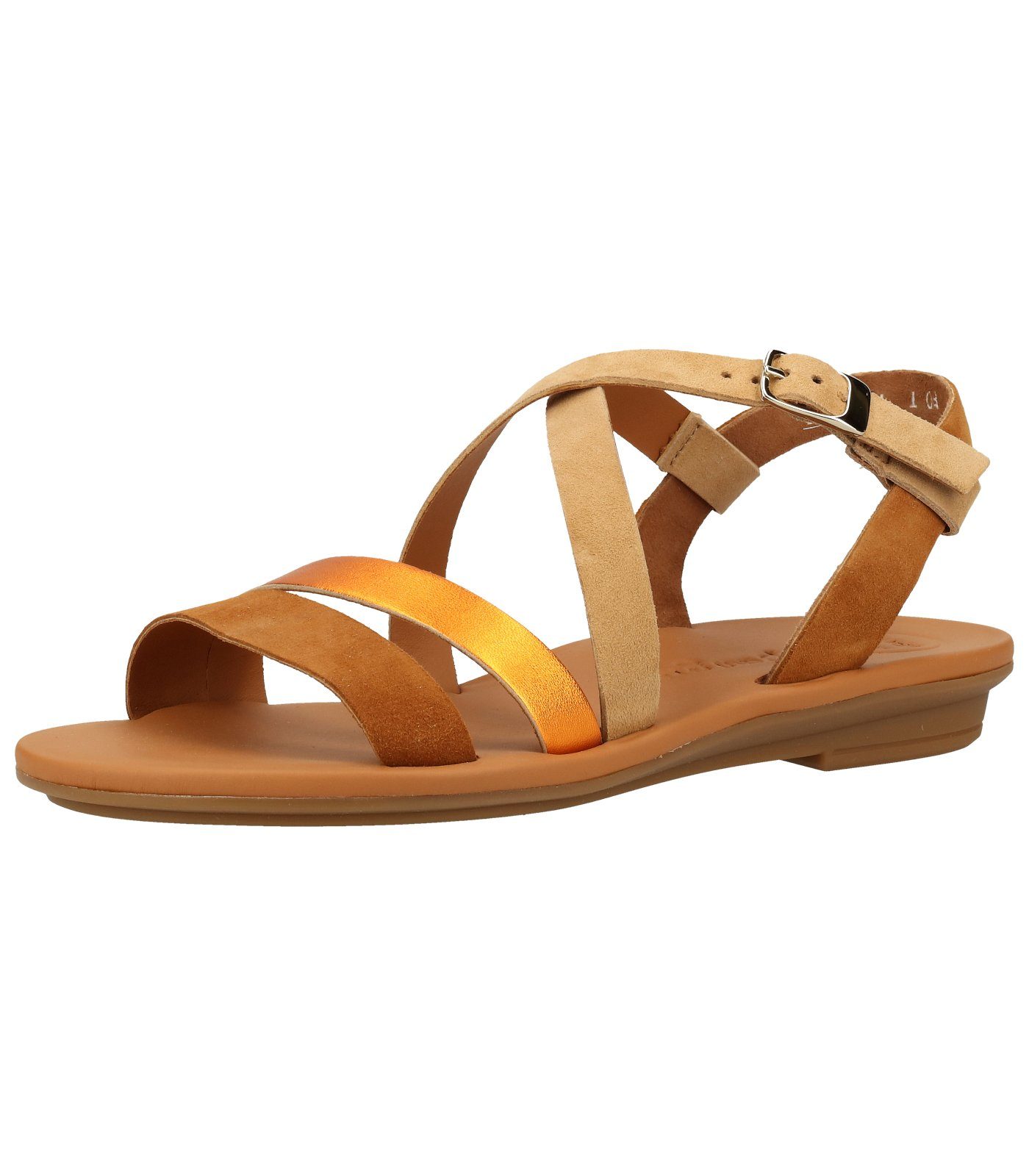 Paul Green Sandalen Leder Riemchensandalette Beige