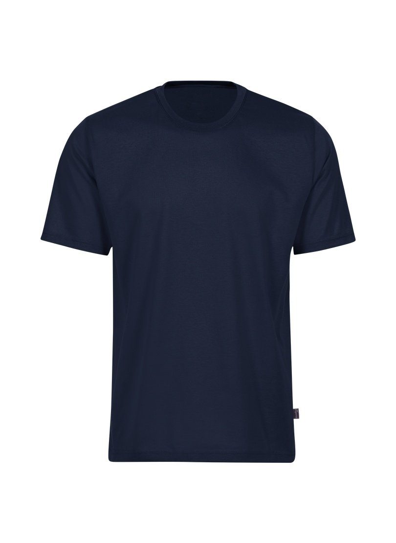 Trigema T-Shirt aus 100% navy T-Shirt Baumwolle TRIGEMA