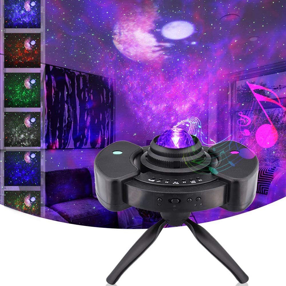 GelldG Projektionslampe »LED Sternenhimmel Projektor, Sternenprojektor  Musik Spielen«